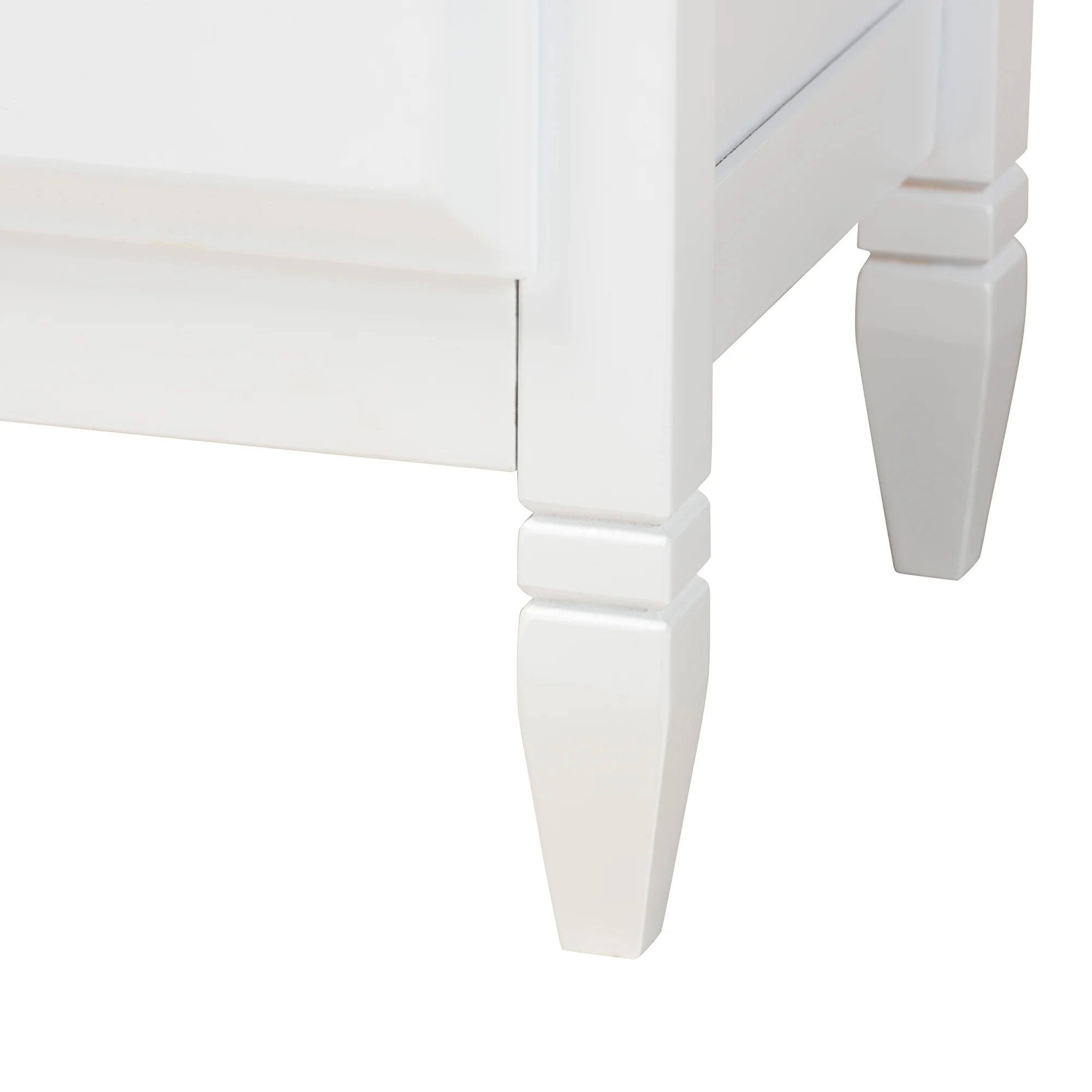 Baxton Studio Elise Classic and Transitional White Finished Wood Queen Size 4-Piece Bedroom Set - Image 8