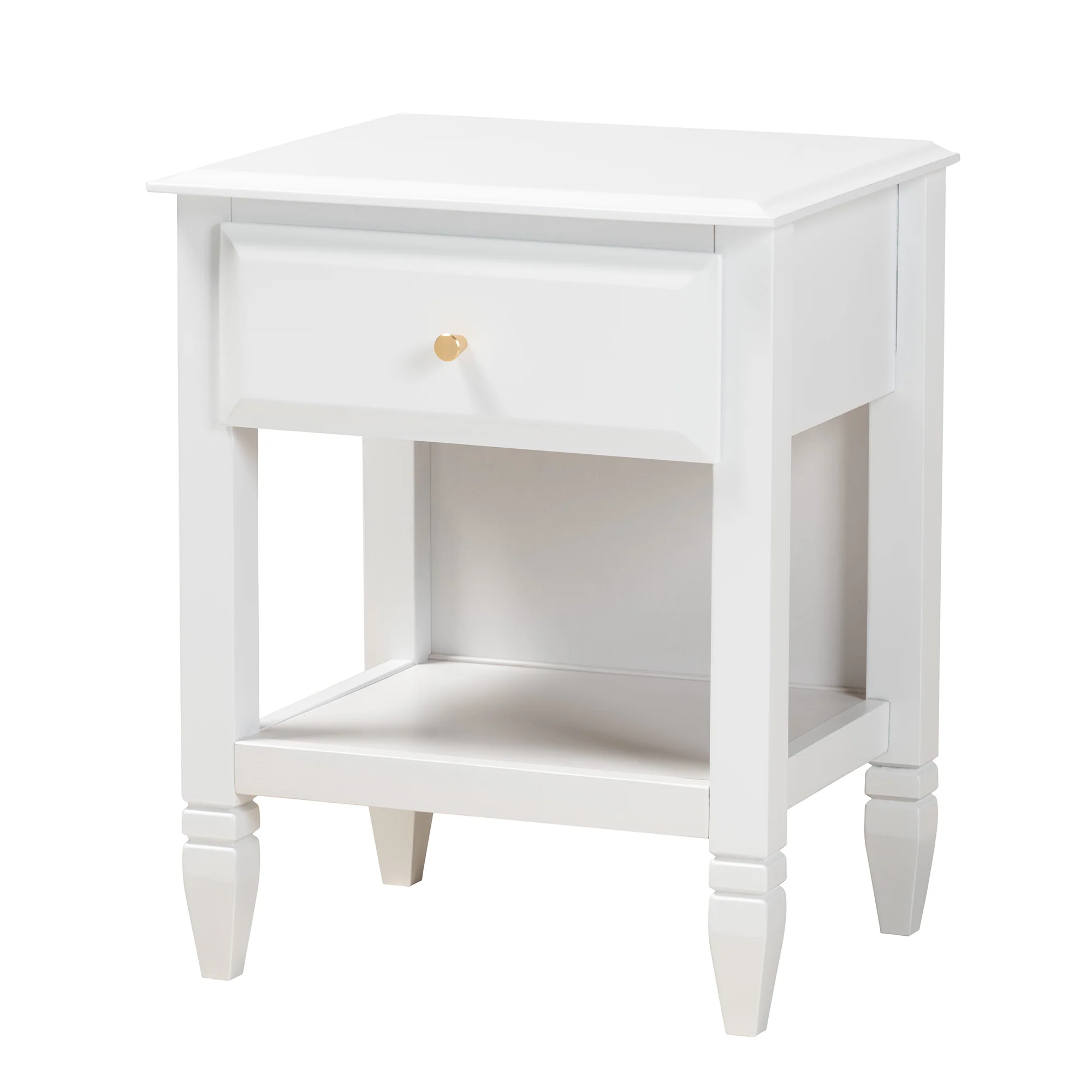 Baxton Studio Elise Classic and Transitional White Finished Wood Twin Size 3-Piece Bedroom Set - Image 9