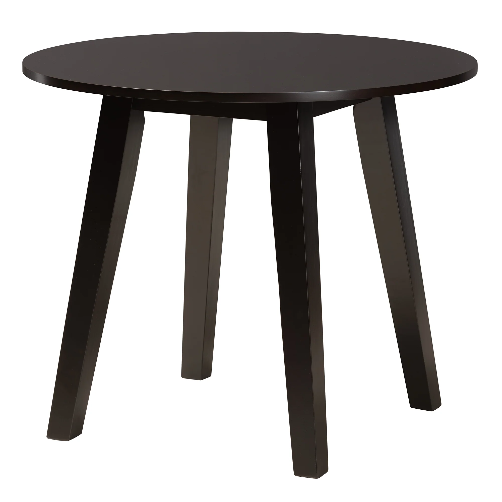 Baxton Studio Ellie Modern Beige Fabric and Dark Brown Finished Wood 5-Piece Dining Set - Image 6