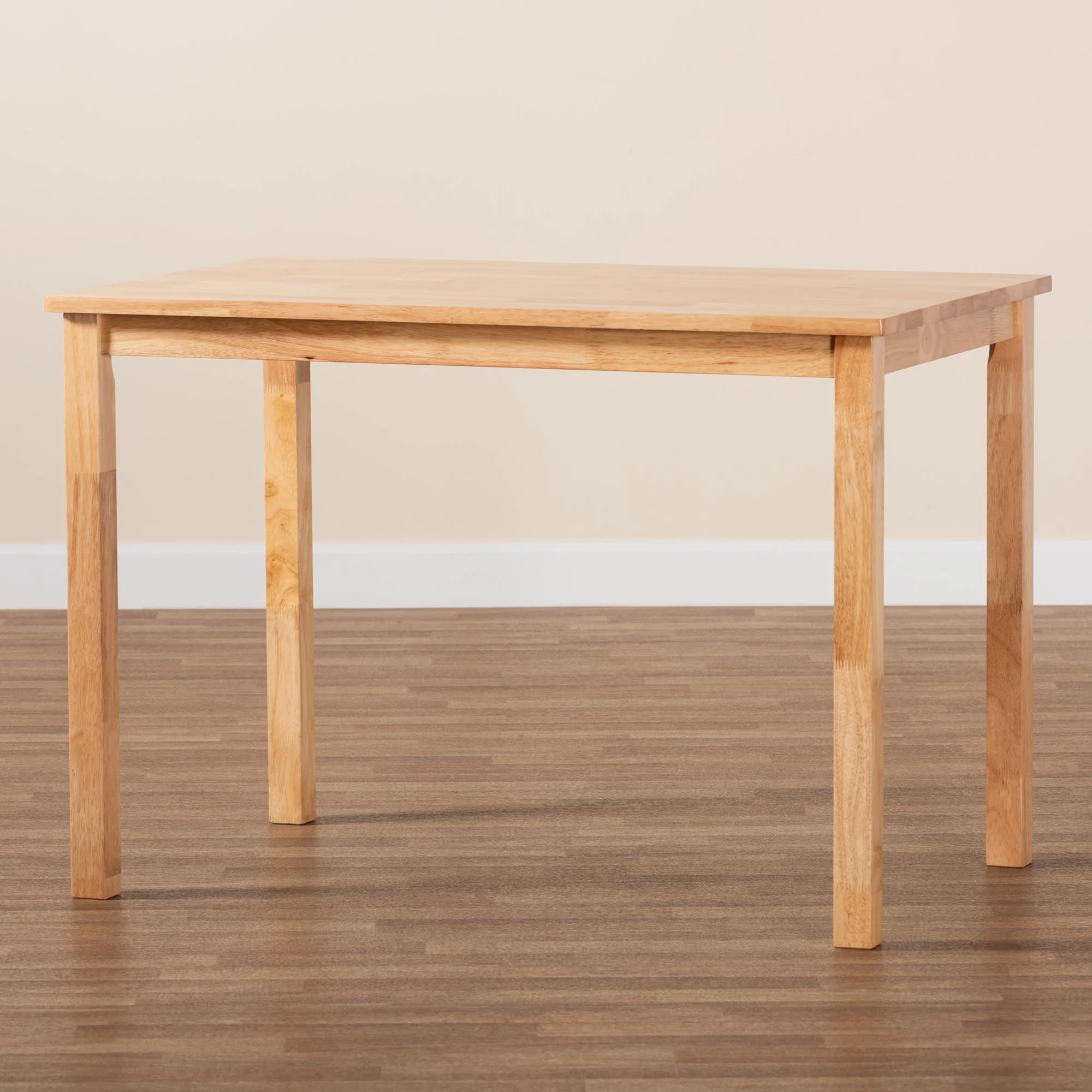 Baxton Studio Eveline Modern Natural Brown Finished Wood 43-Inch Dining Table - Image 9