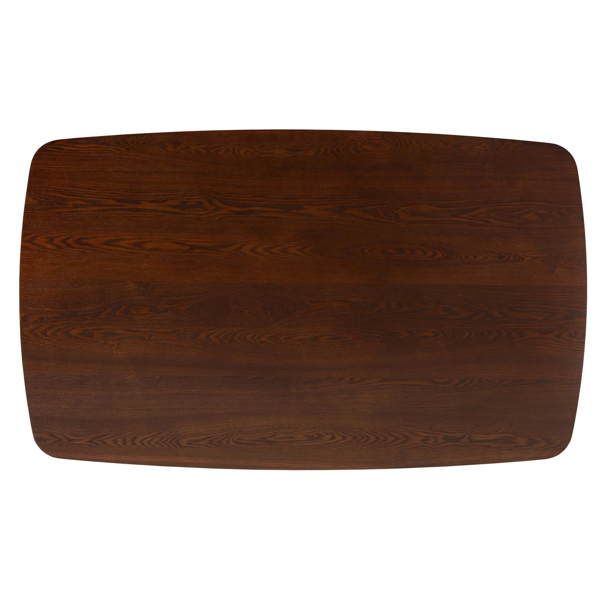 Baxton Studio Flora Mid-Century Modern Black Finished Wood Dining Table - Image 24