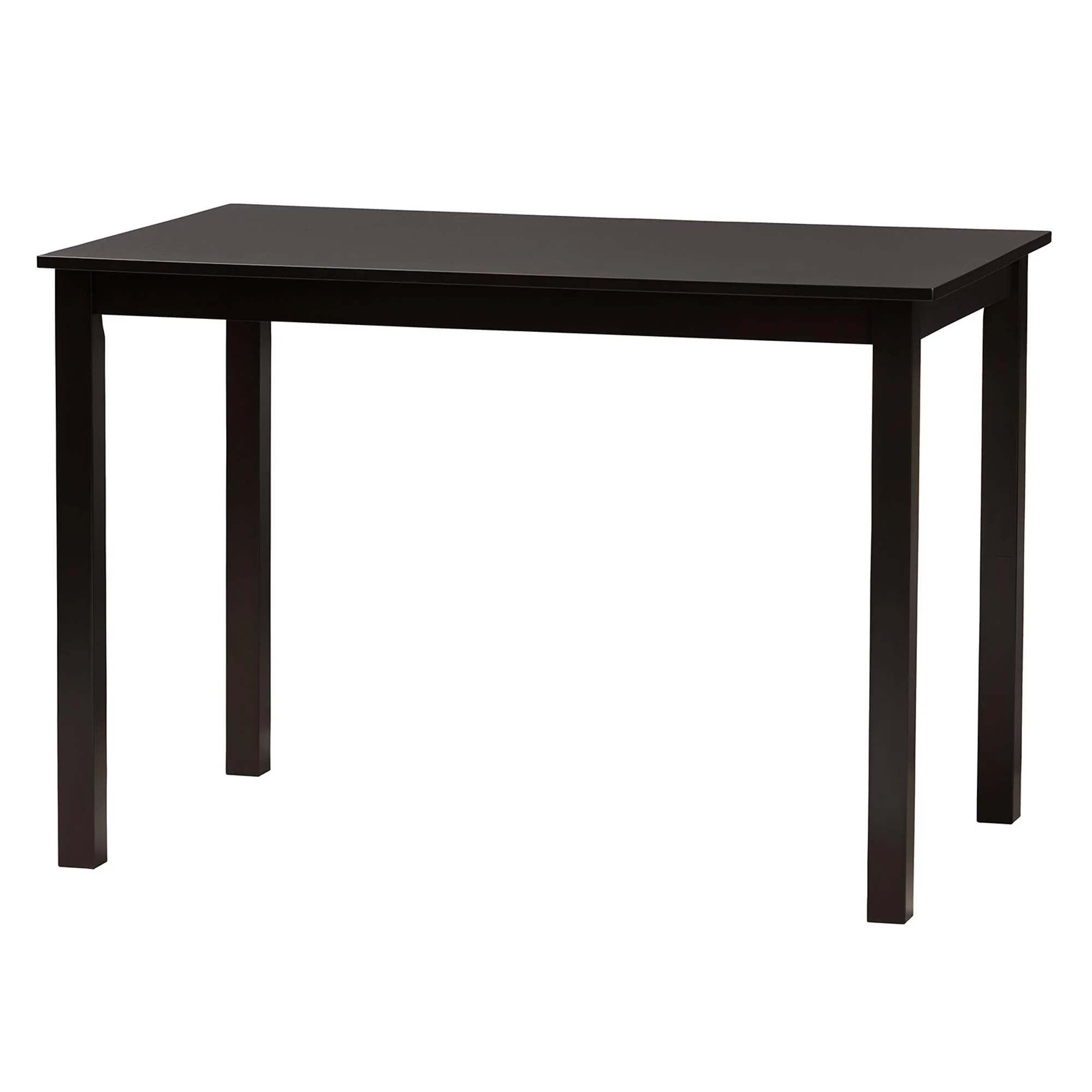 Baxton Studio Florencia Modern Beige Fabric and Espresso Brown Finished Wood 5-Piece Dining Set - Image 16