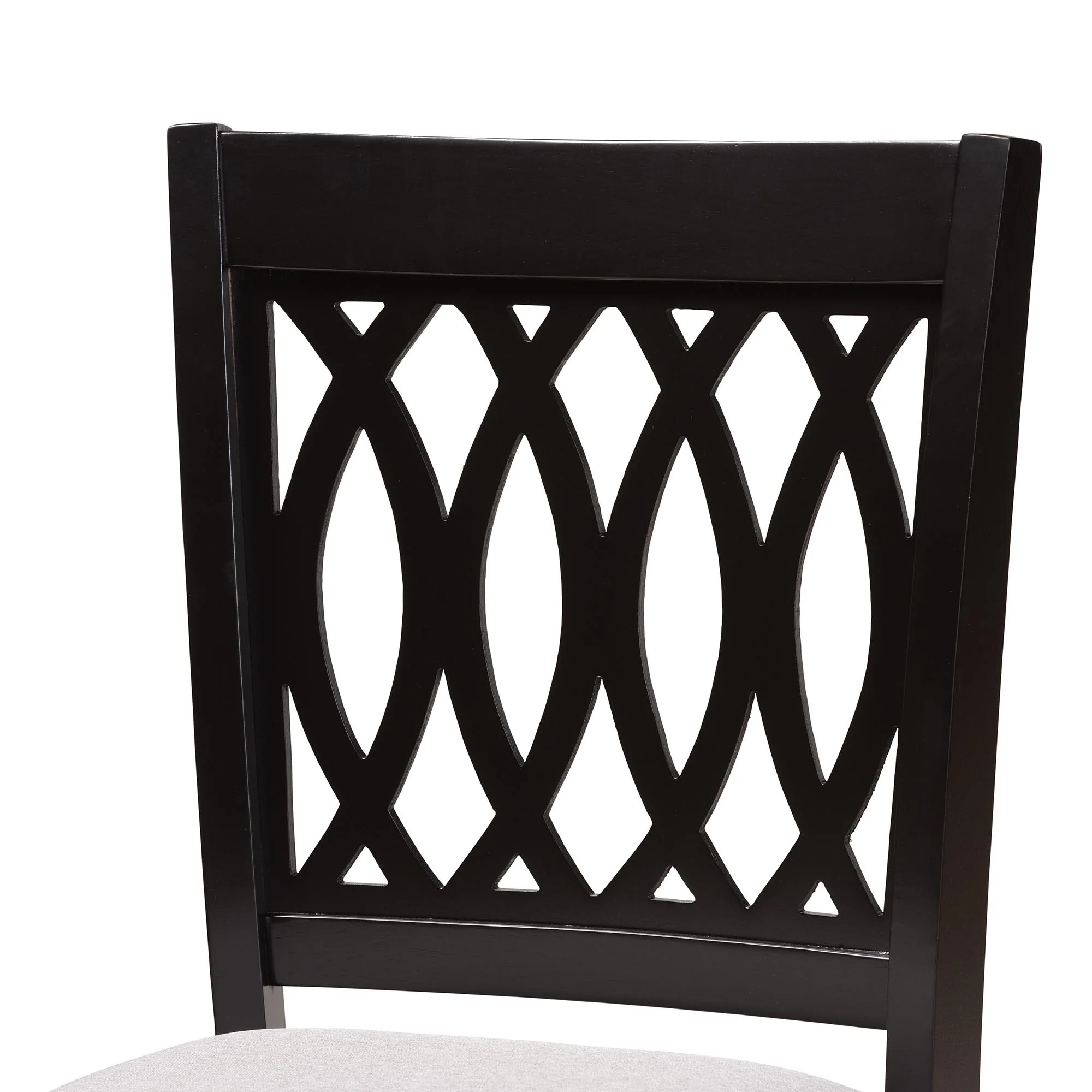 Baxton Studio Florencia Modern Beige Fabric and Espresso Brown Finished Wood 5-Piece Pub Set - Image 18