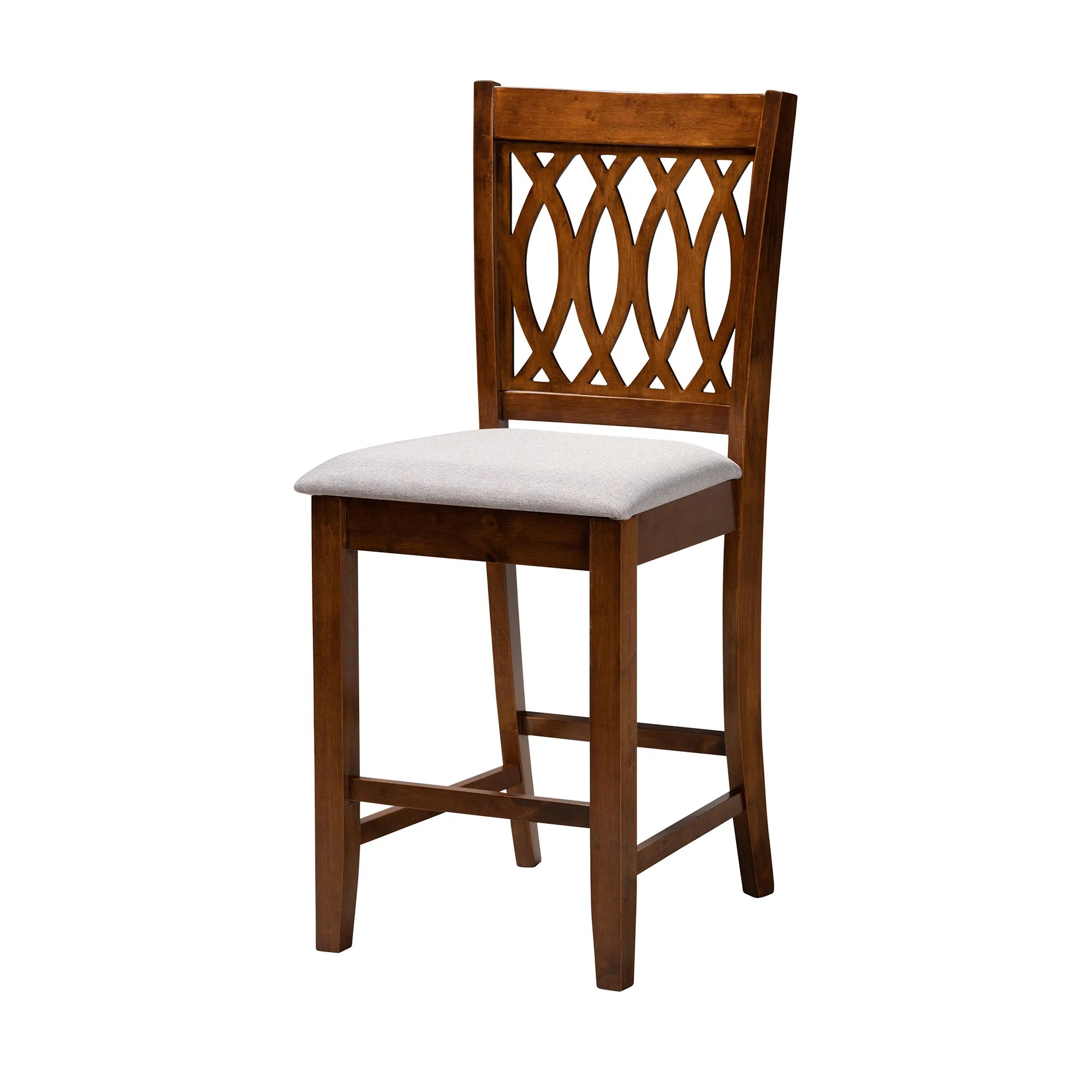 Baxton Studio Florencia Modern Beige Fabric and Espresso Brown Finished Wood 5-Piece Pub Set - Image 25
