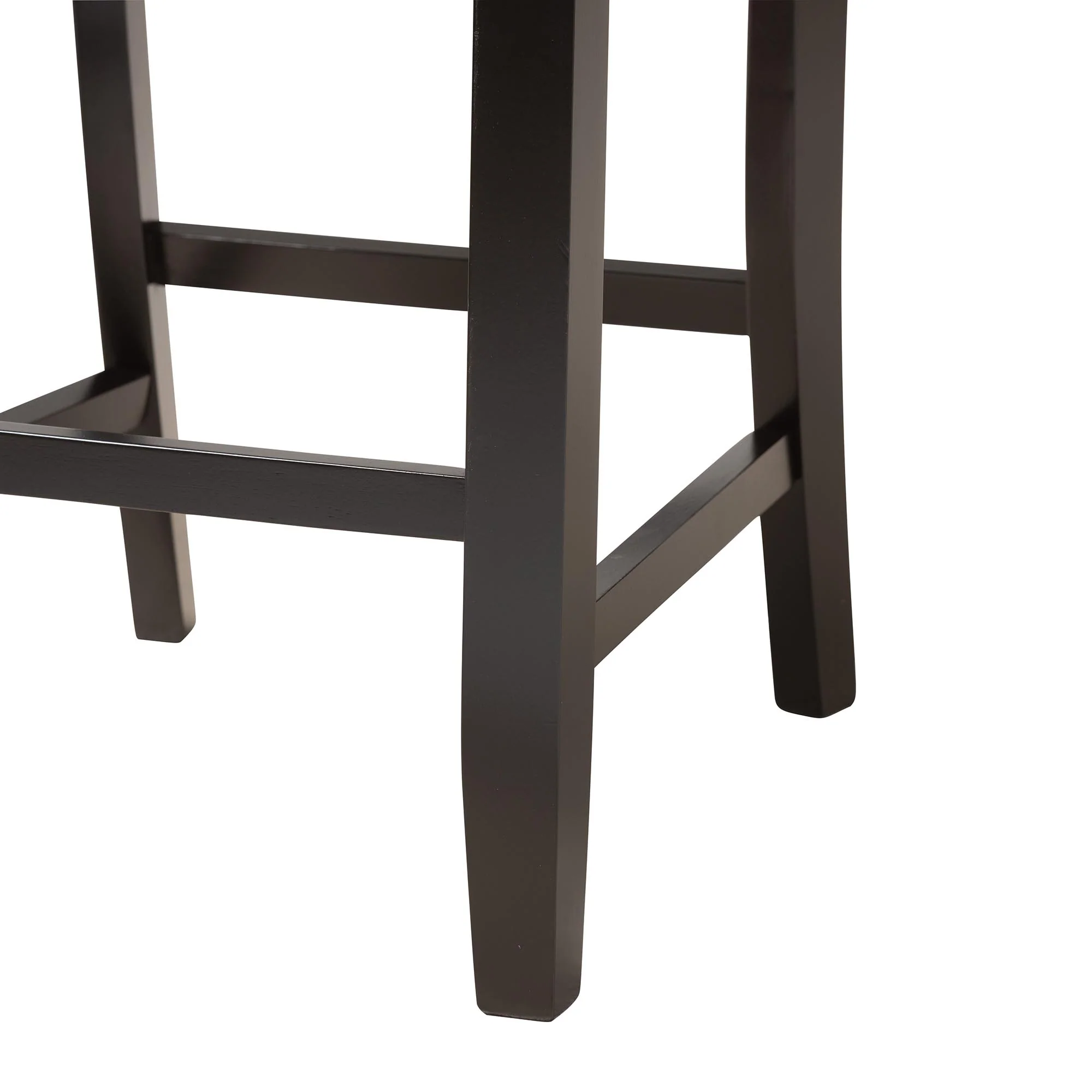Baxton Studio Florencia Modern Beige Fabric and Espresso Brown Finished Wood 5-Piece Pub Set - Image 9