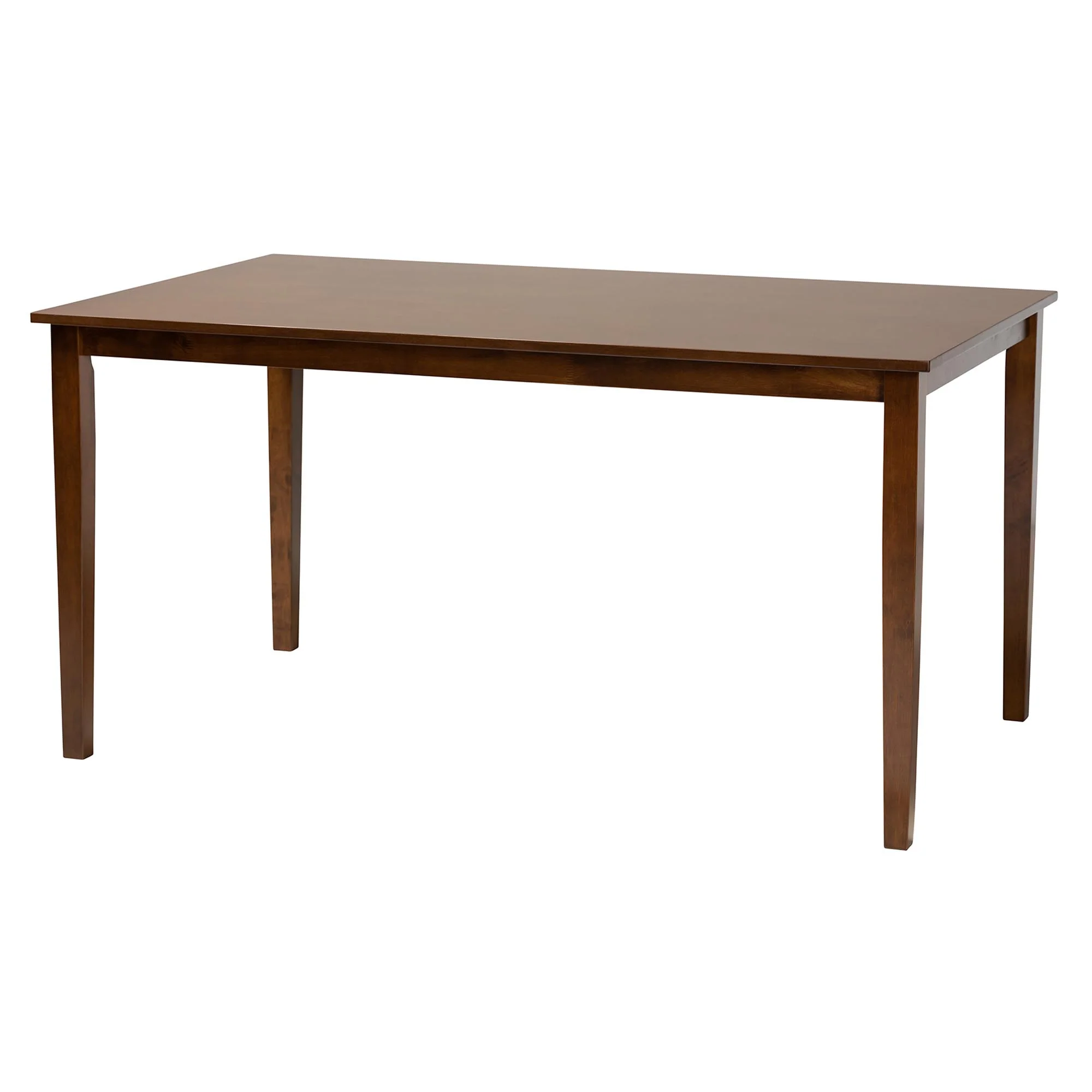 Baxton Studio Florencia Modern Beige Fabric and Espresso Brown Finished Wood 7-Piece Dining Set - Image 26
