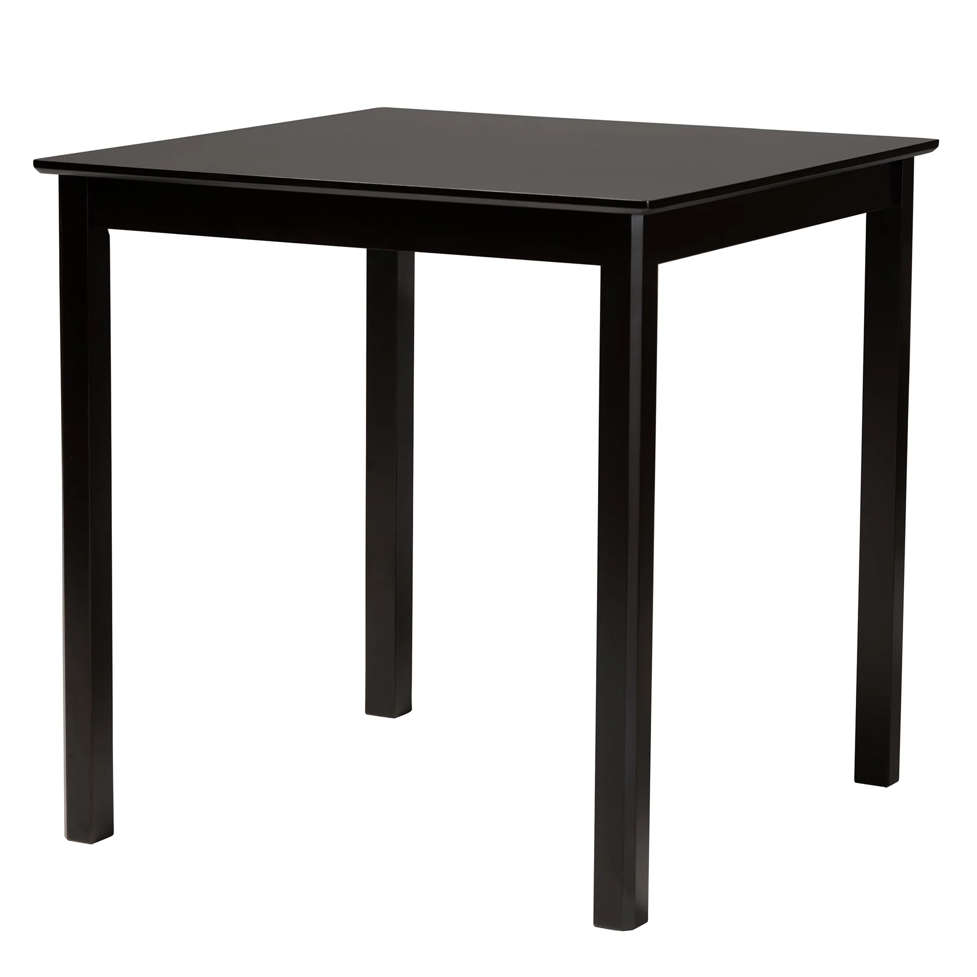 Baxton Studio Genesis Modern Grey Fabric and Dark Brown Finished Wood 5-Piece Pub Set - Image 6