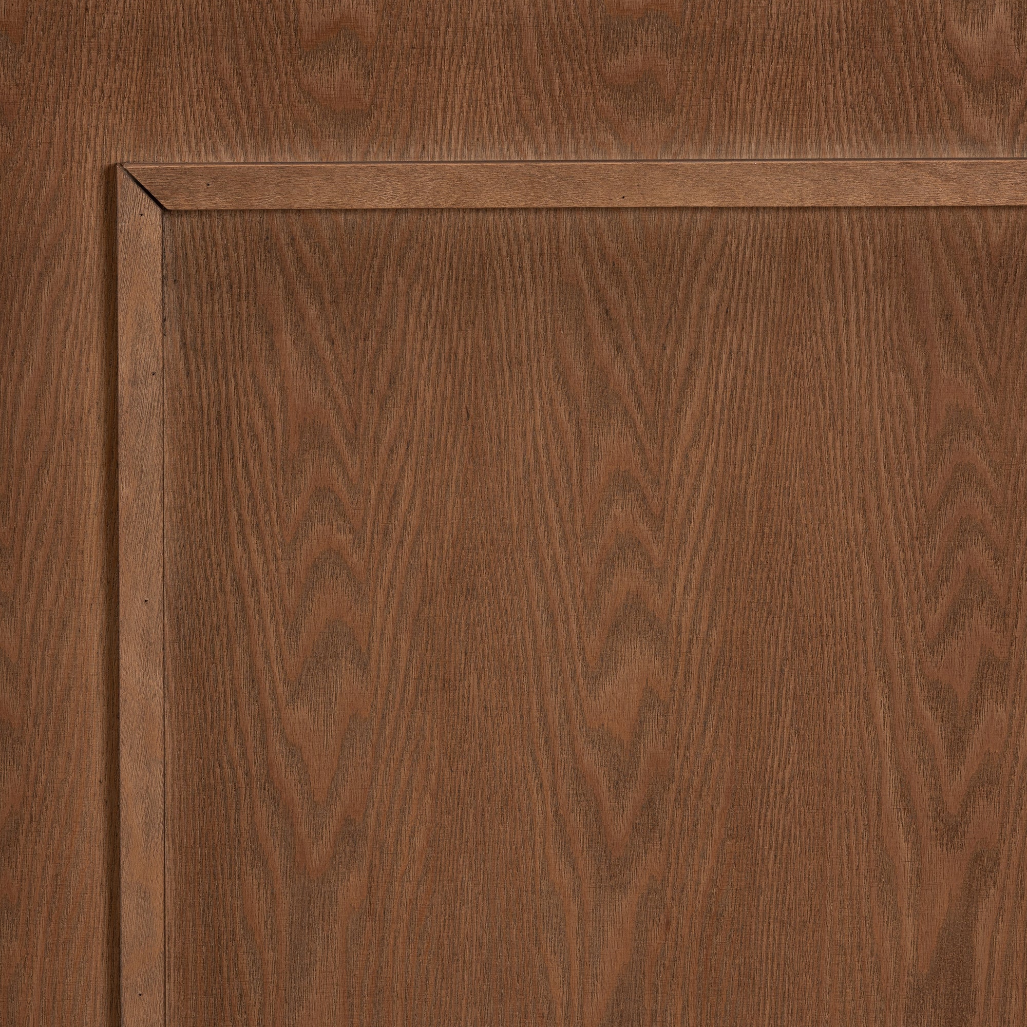 Baxton Studio Giordano Classic and Traditional Ash Walnut Finished Wood Full Size Headboard - Image 5