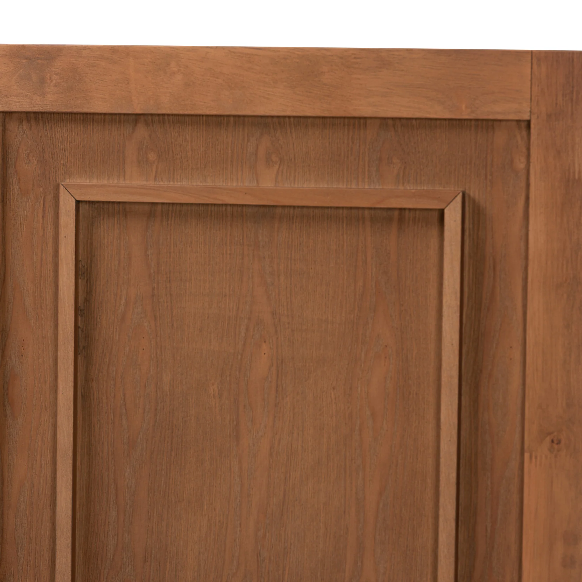 Baxton Studio Giordano Classic and Traditional Ash Walnut Finished Wood Queen Size Headboard - Image 4
