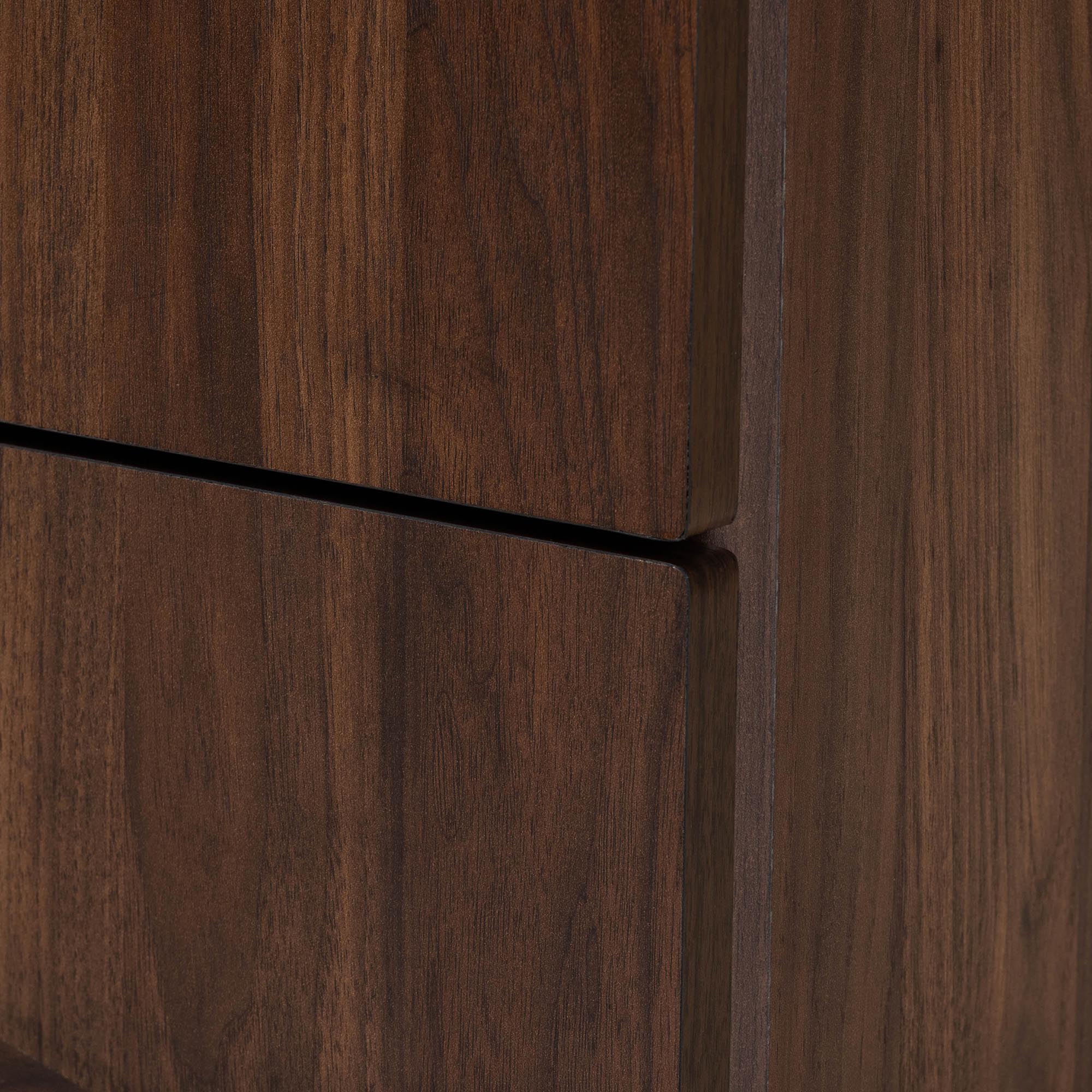 Baxton Studio Graceland Mid-Century Modern Transitional Walnut Brown Finished Wood 2-Drawer Nightstand - Image 6