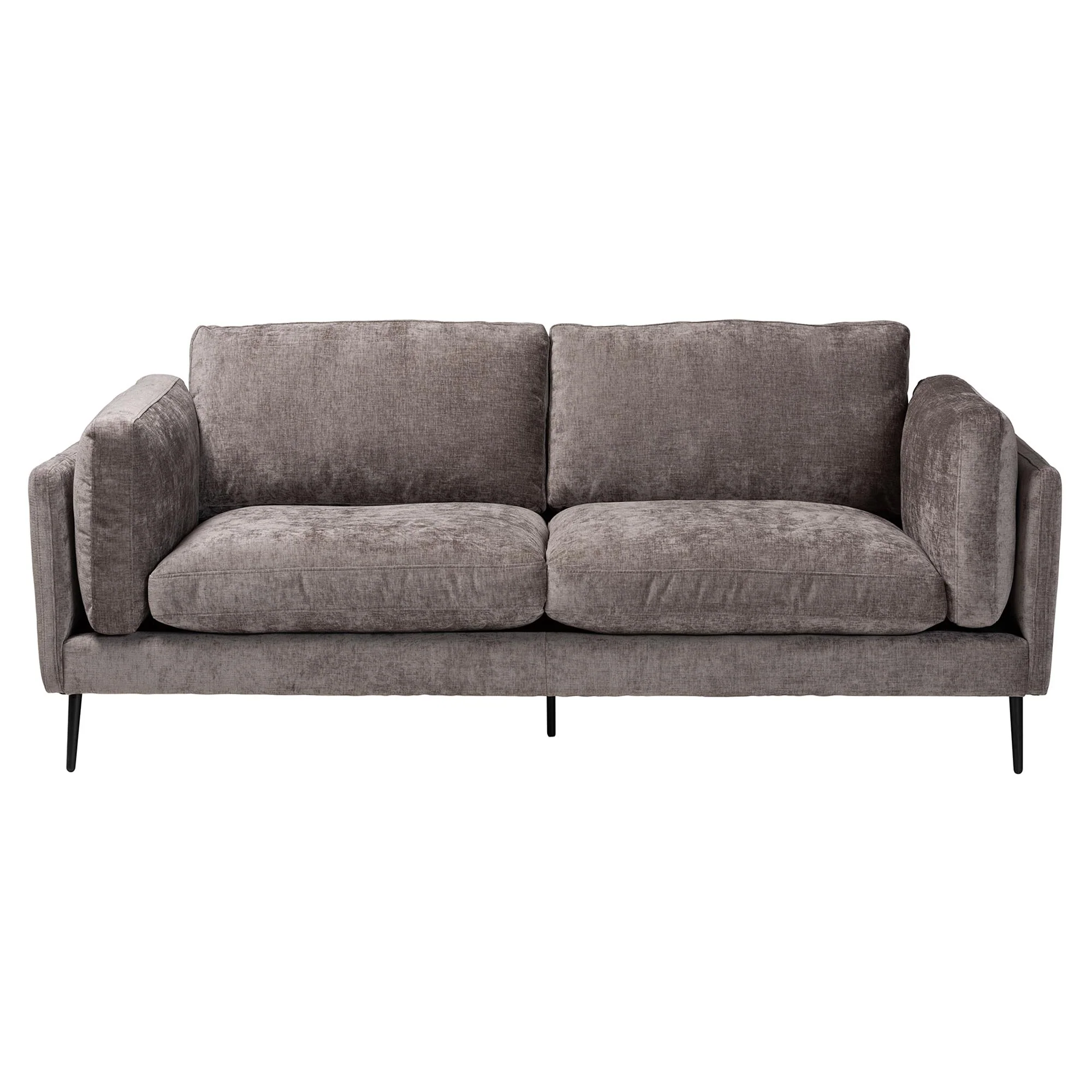 Baxton Studio Holton Modern Grey Fabric Sofa - Image 5