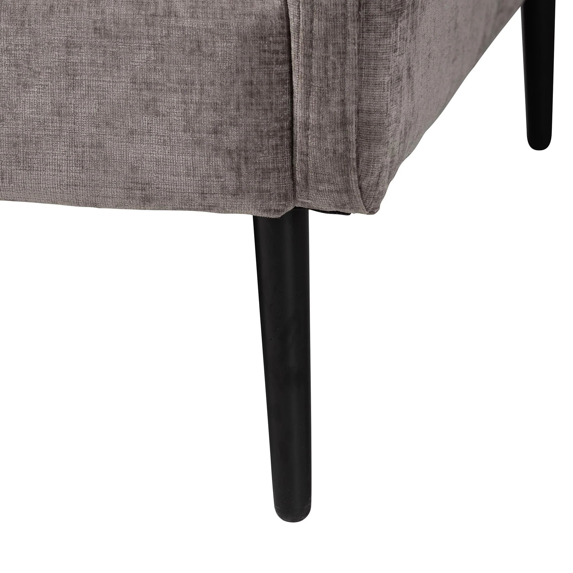 Baxton Studio Holton Modern Grey Fabric Sofa - Image 9