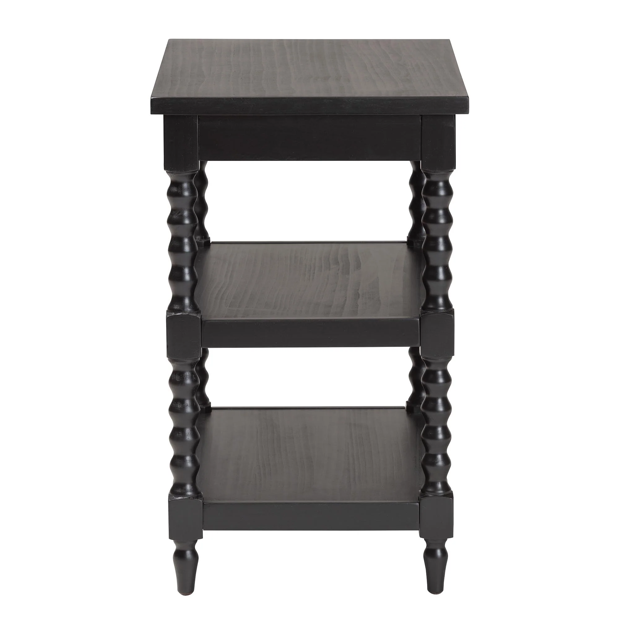 Baxton Studio Imogene Retro-Modern Black Wood End Table - Image 7