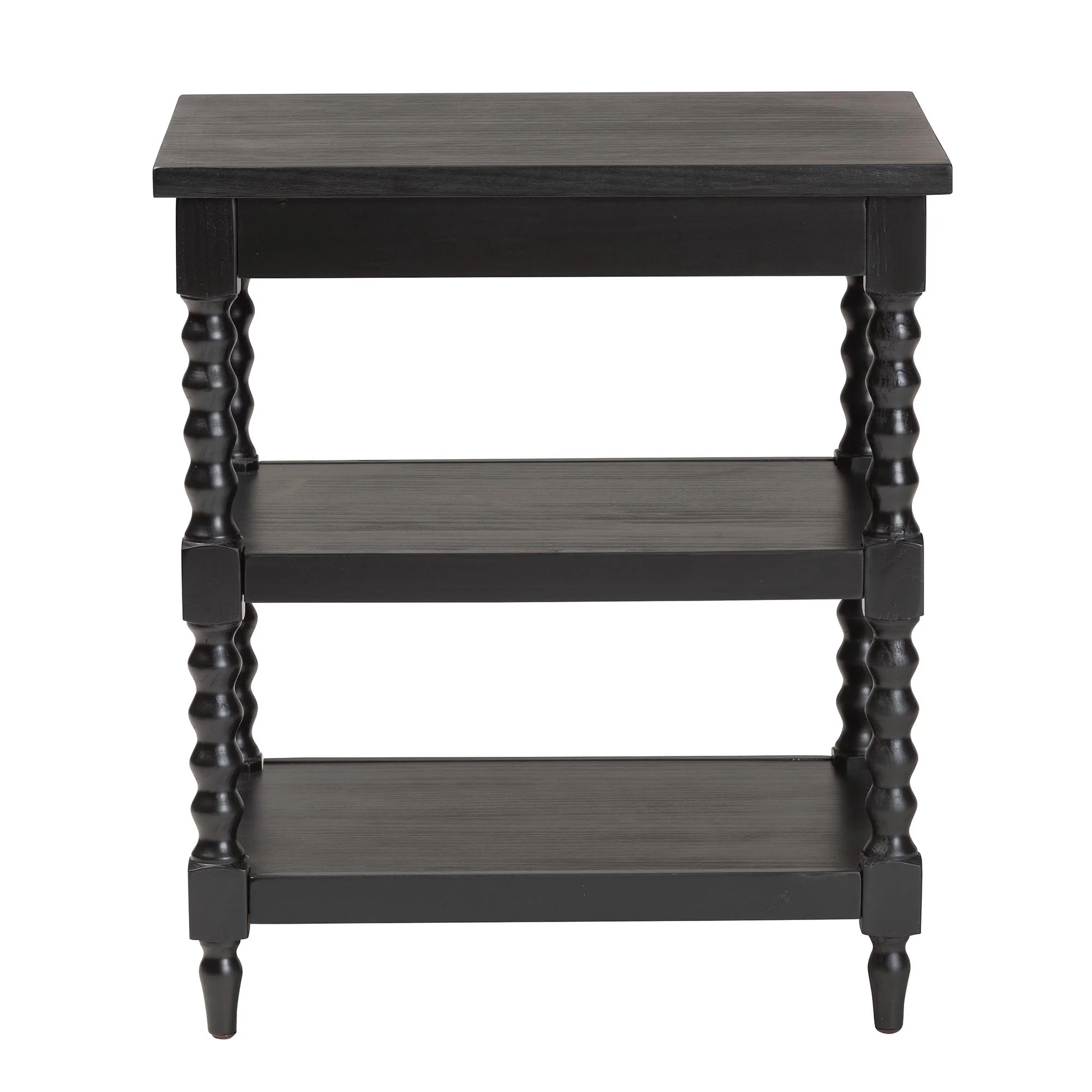 Baxton Studio Imogene Retro-Modern Black Wood End Table - Image 8