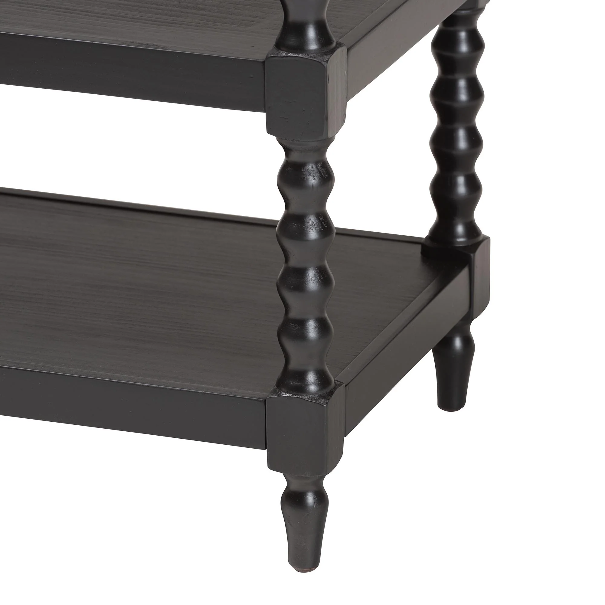 Baxton Studio Imogene Retro-Modern Black Wood End Table - Image 9