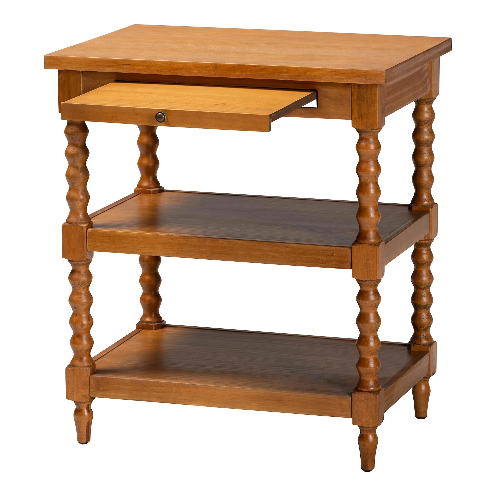 Baxton Studio Imogene Retro-Modern Walnut Brown Finished Wood End Table - Image 3