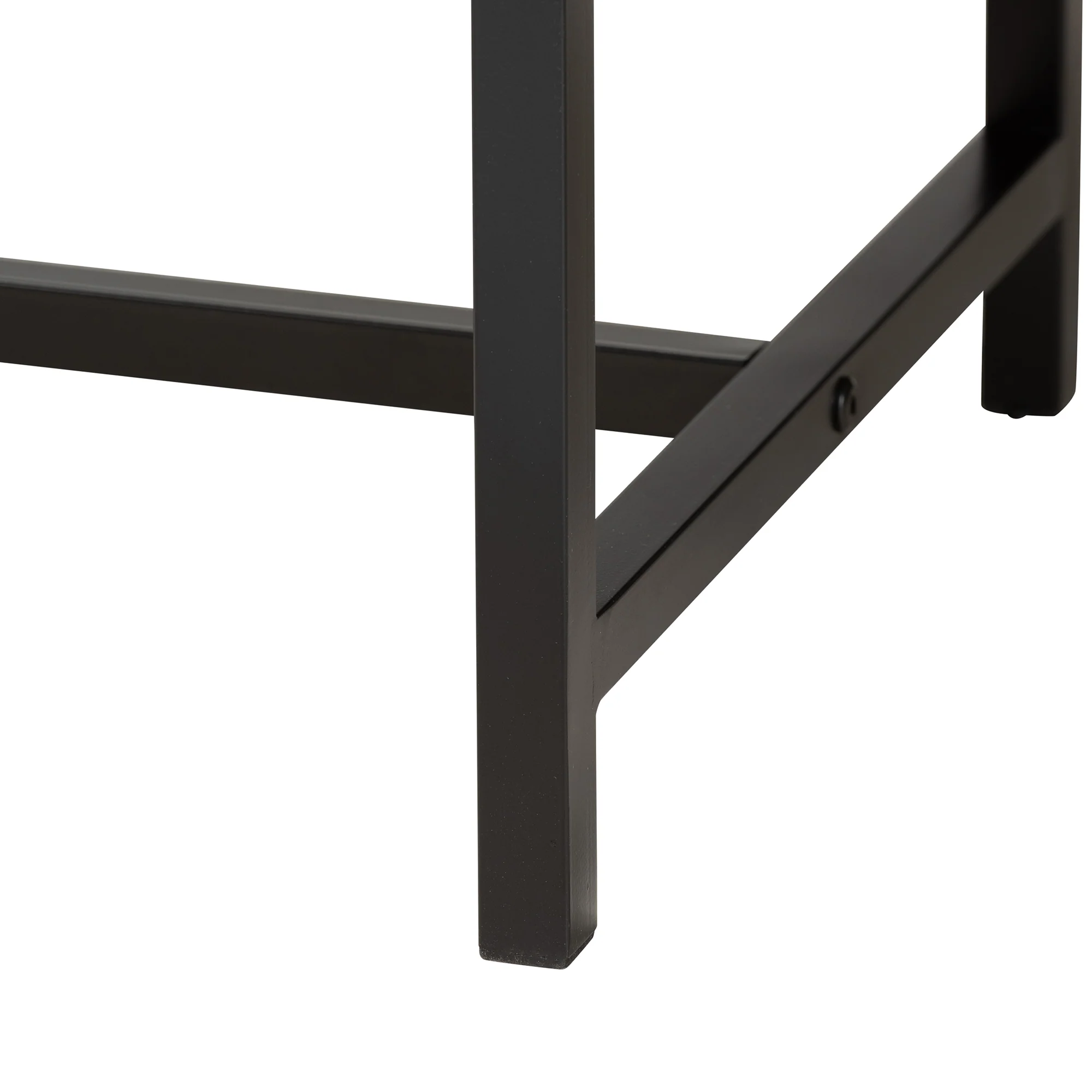 Baxton Studio Jacinth Modern Industrial Two-Tone Black and Natural Brown Finished Wood and Black Metal 2-Drawer Console Table - Image 7