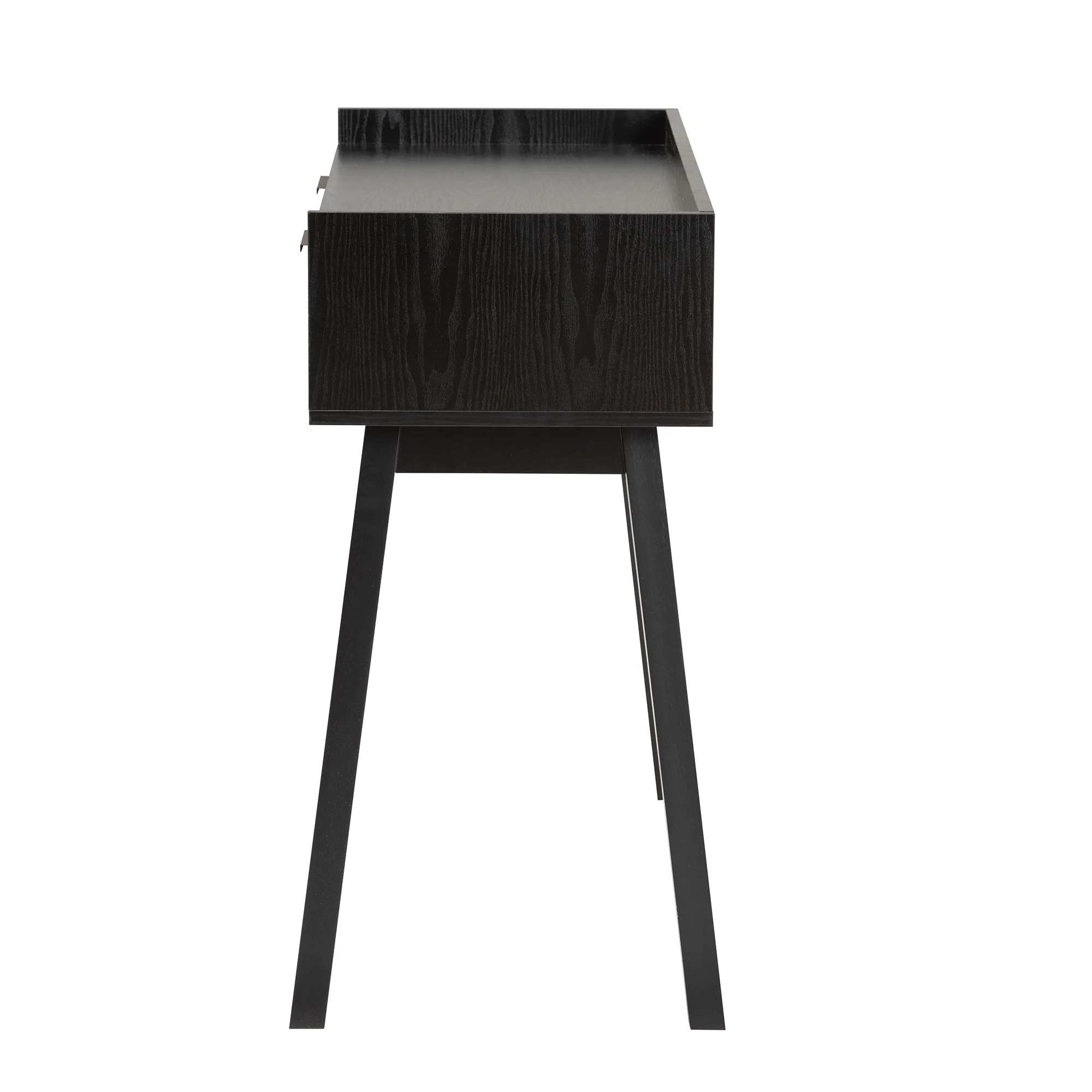 Baxton Studio Kalani Mid-Century Modern Two-Tone Espresso Brown and Natural Brown Finished Wood 2-Drawer Console Table - Image 5