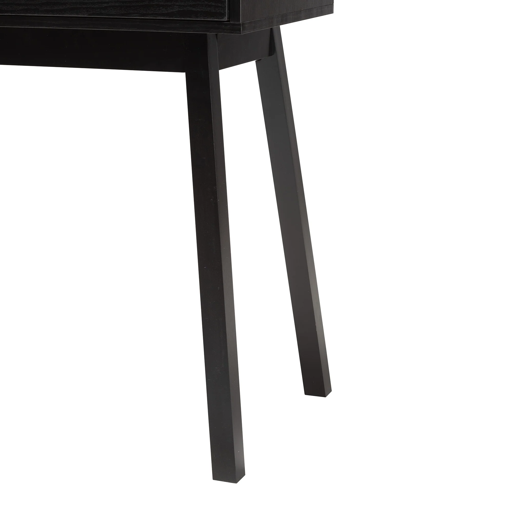 Baxton Studio Kalani Mid-Century Modern Two-Tone Espresso Brown and Natural Brown Finished Wood 2-Drawer Console Table - Image 8