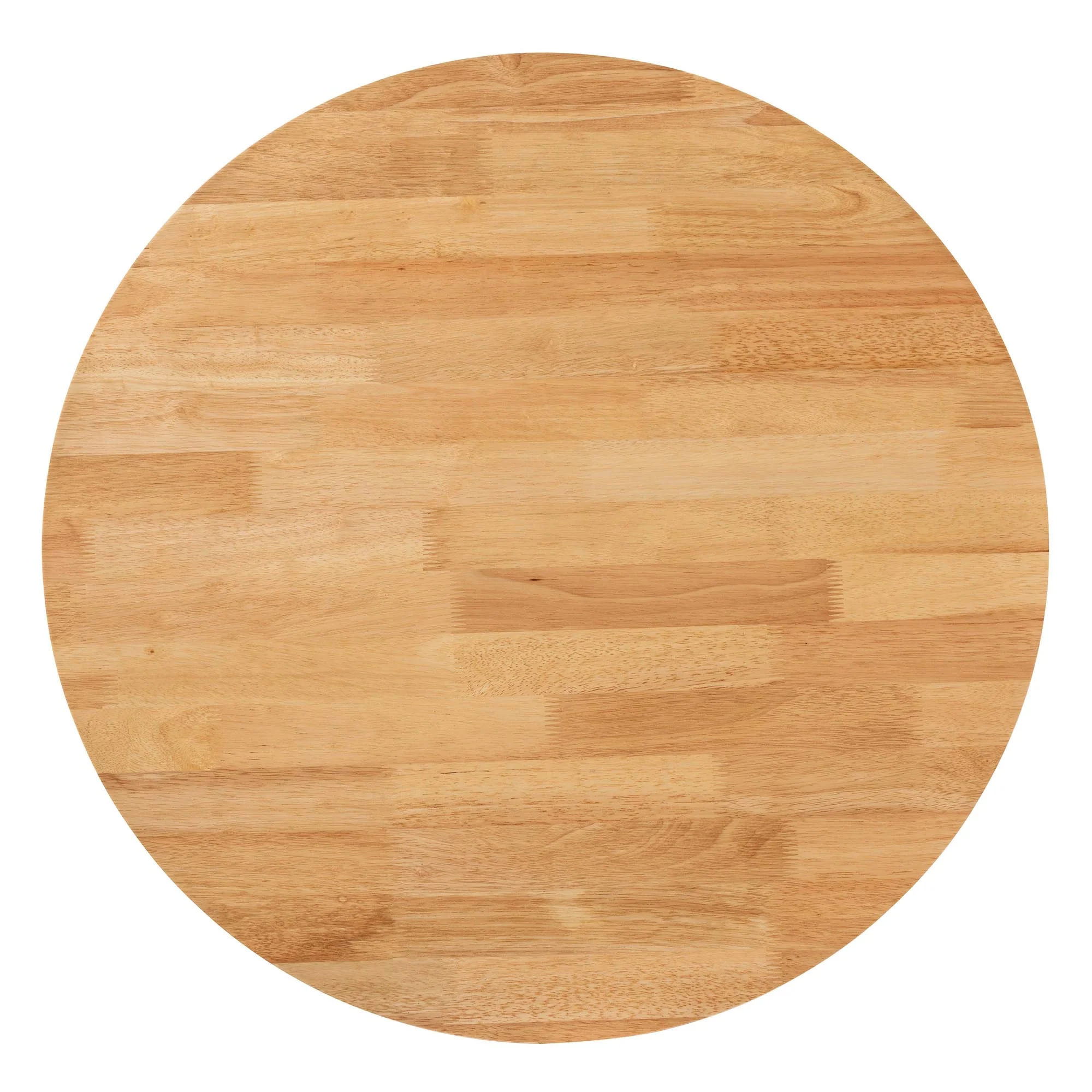 Baxton Studio Kenji Modern Natural Brown Finished Wood 34-Inch-Wide Round Wood Dining Table - Image 5