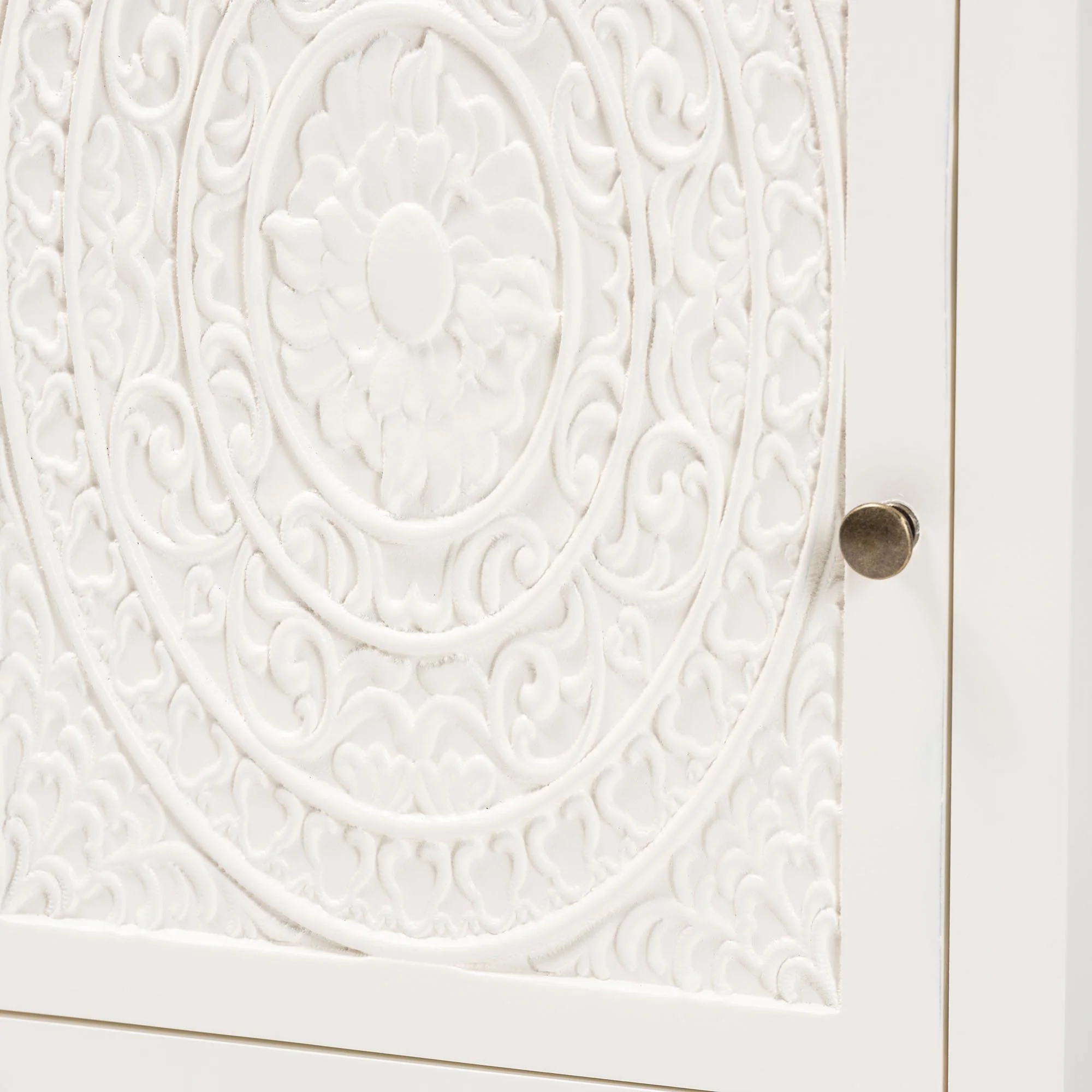 Baxton Studio Lambert Classic and Traditional White Finished Wood 1-Drawer End Table - Image 10