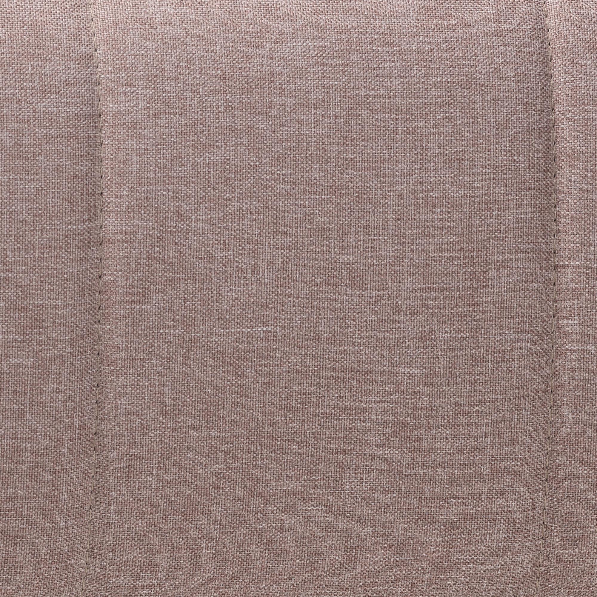 Baxton Studio Lanoma Contemporary Clay Fabric Upholstered Convertible Sleeper Sofa - Image 6