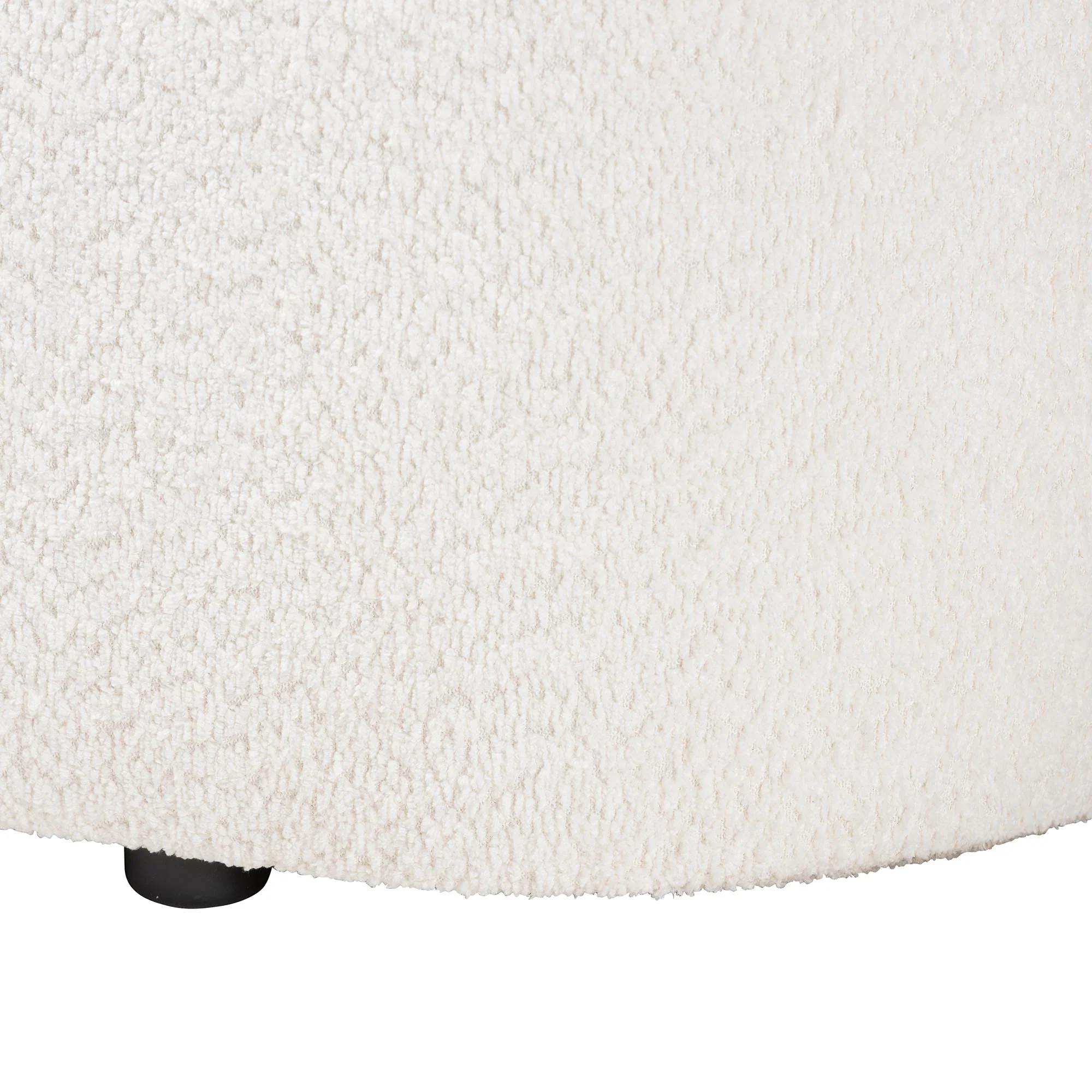 Baxton Studio Lavina Modern White Teddy-Bear Fabric Storage Bench - Image 10