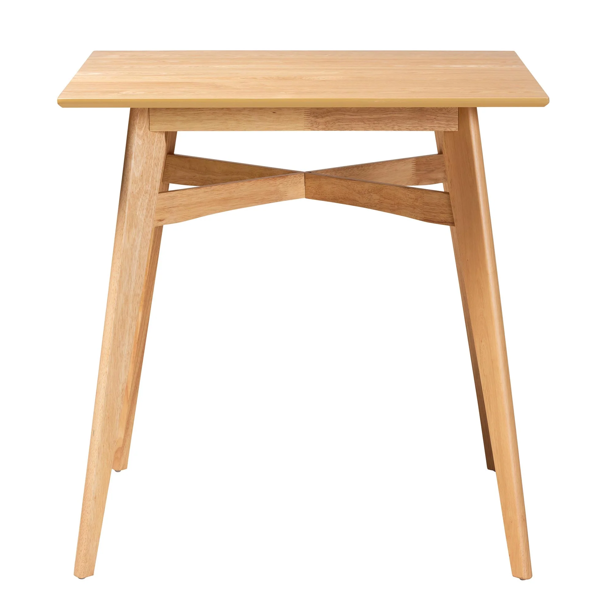 Baxton Studio Leena Mid-Century Modern Black Finished Wood Counter Height Pub Table - Image 11