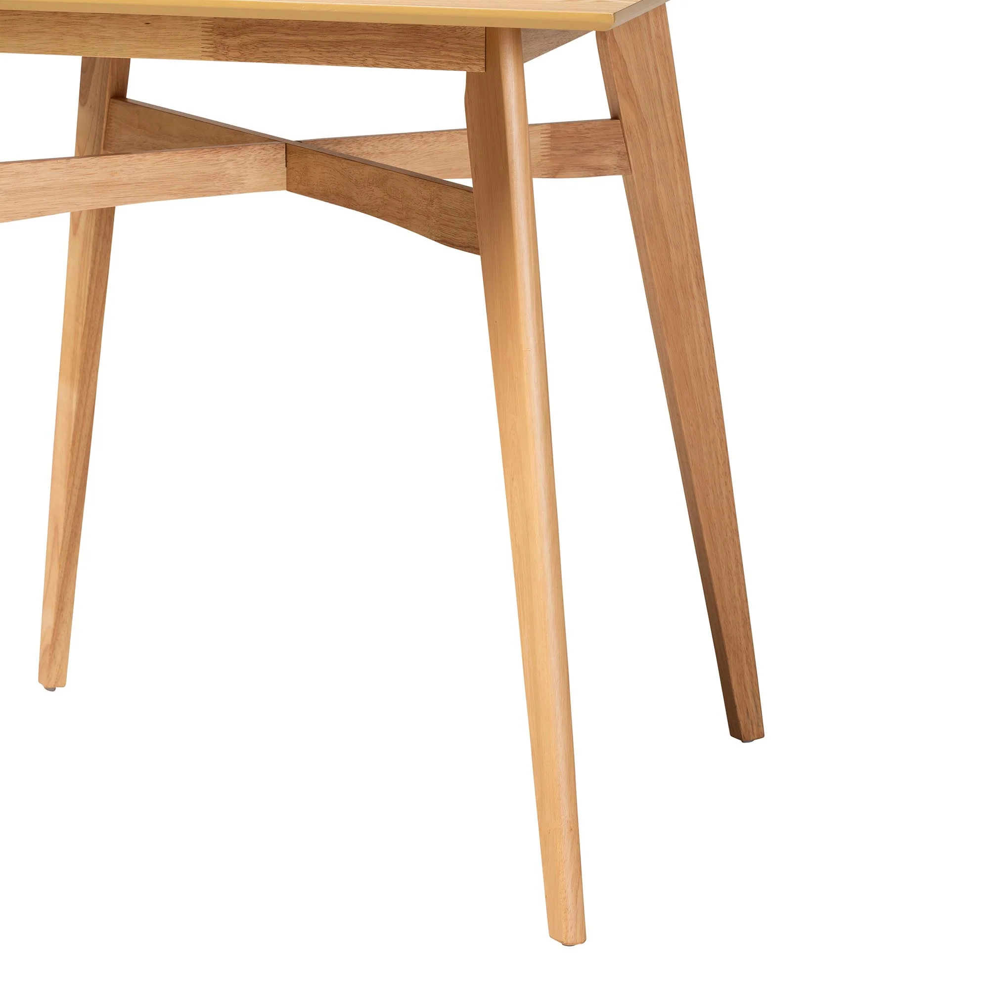 Baxton Studio Leena Mid-Century Modern Black Finished Wood Counter Height Pub Table - Image 12