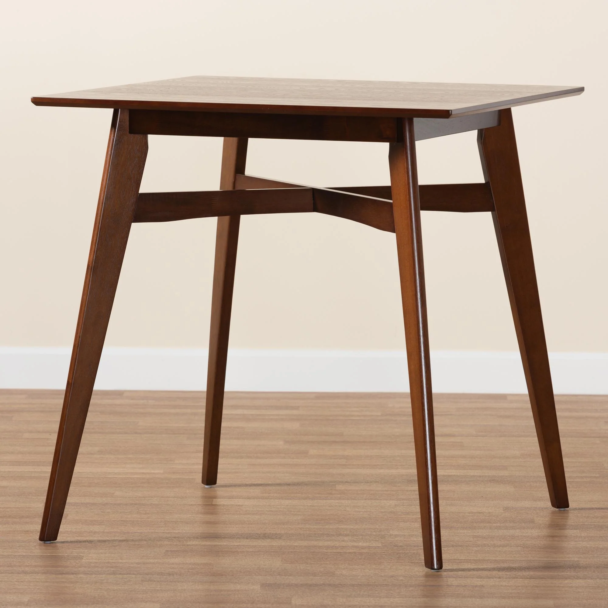 Baxton Studio Leena Mid-Century Modern Black Finished Wood Counter Height Pub Table - Image 23