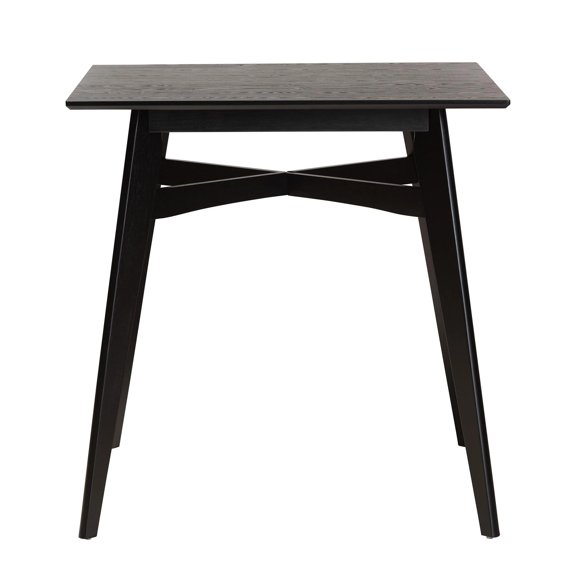 Baxton Studio Leena Mid-Century Modern Black Finished Wood Counter Height Pub Table - Image 3