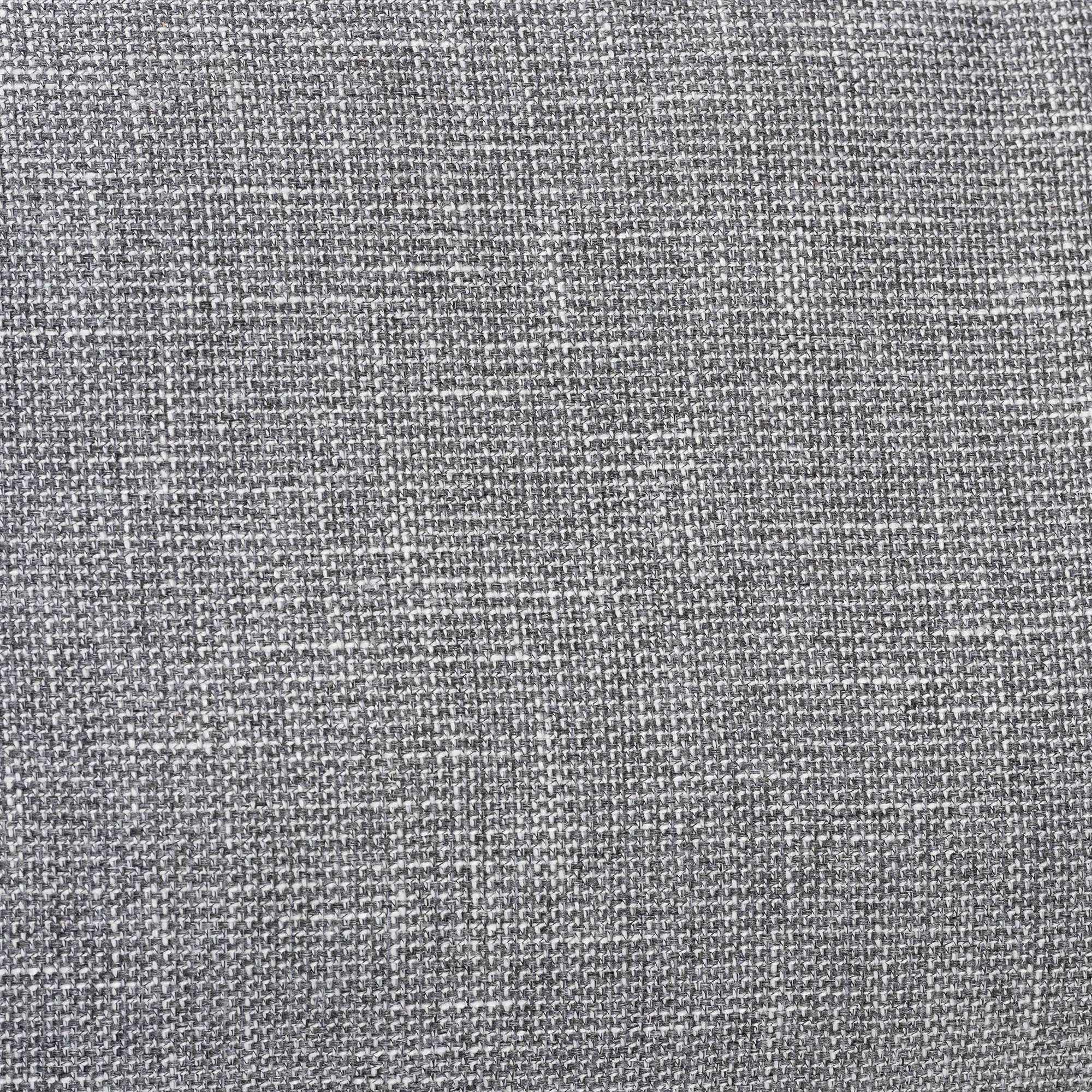Baxton Studio Leni Modern Grey Twill Fabric Right Facing Sectional Sofa - Image 6