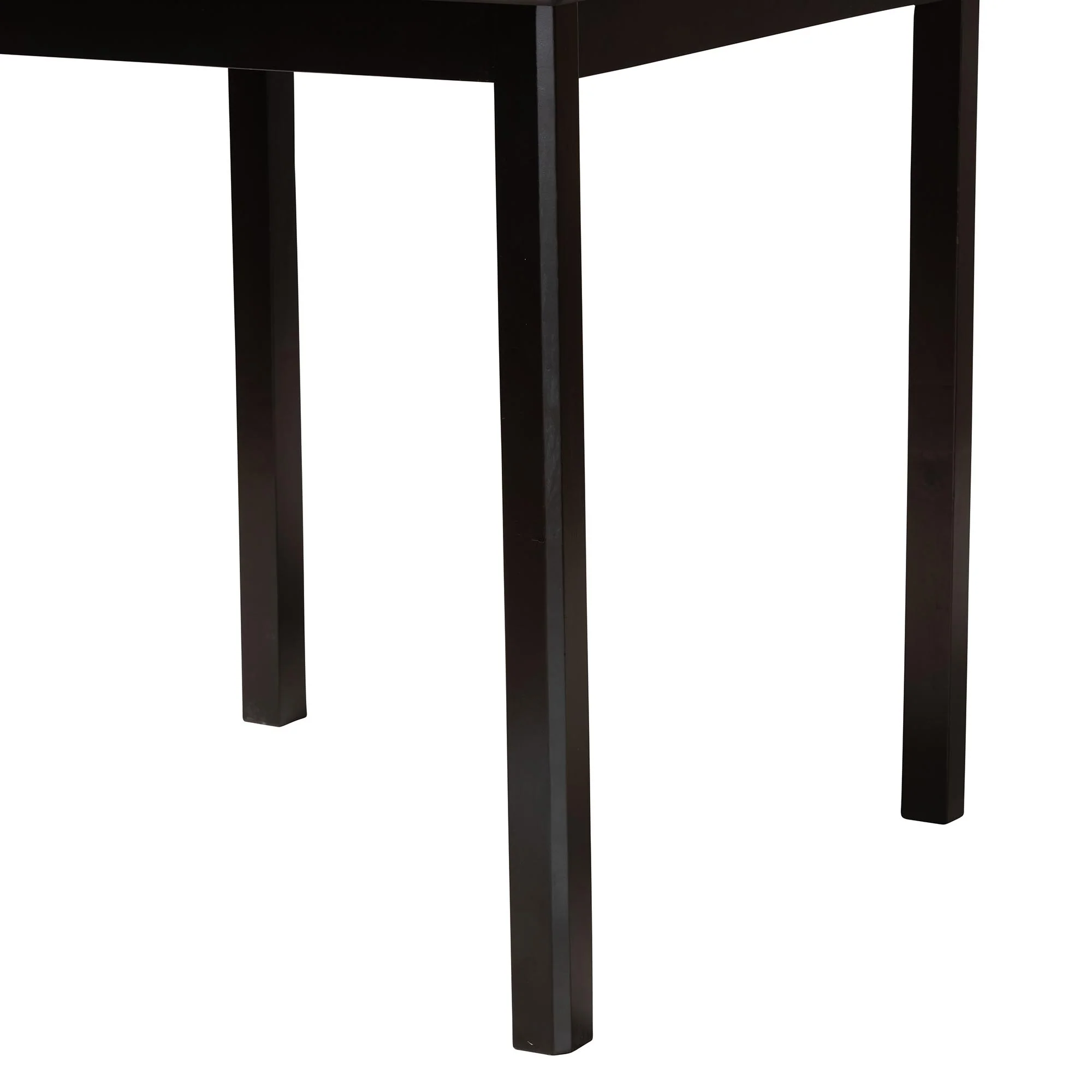 Baxton Studio Lenoir Modern Espresso Brown Finished Wood Counter Height Pub Table - Image 5