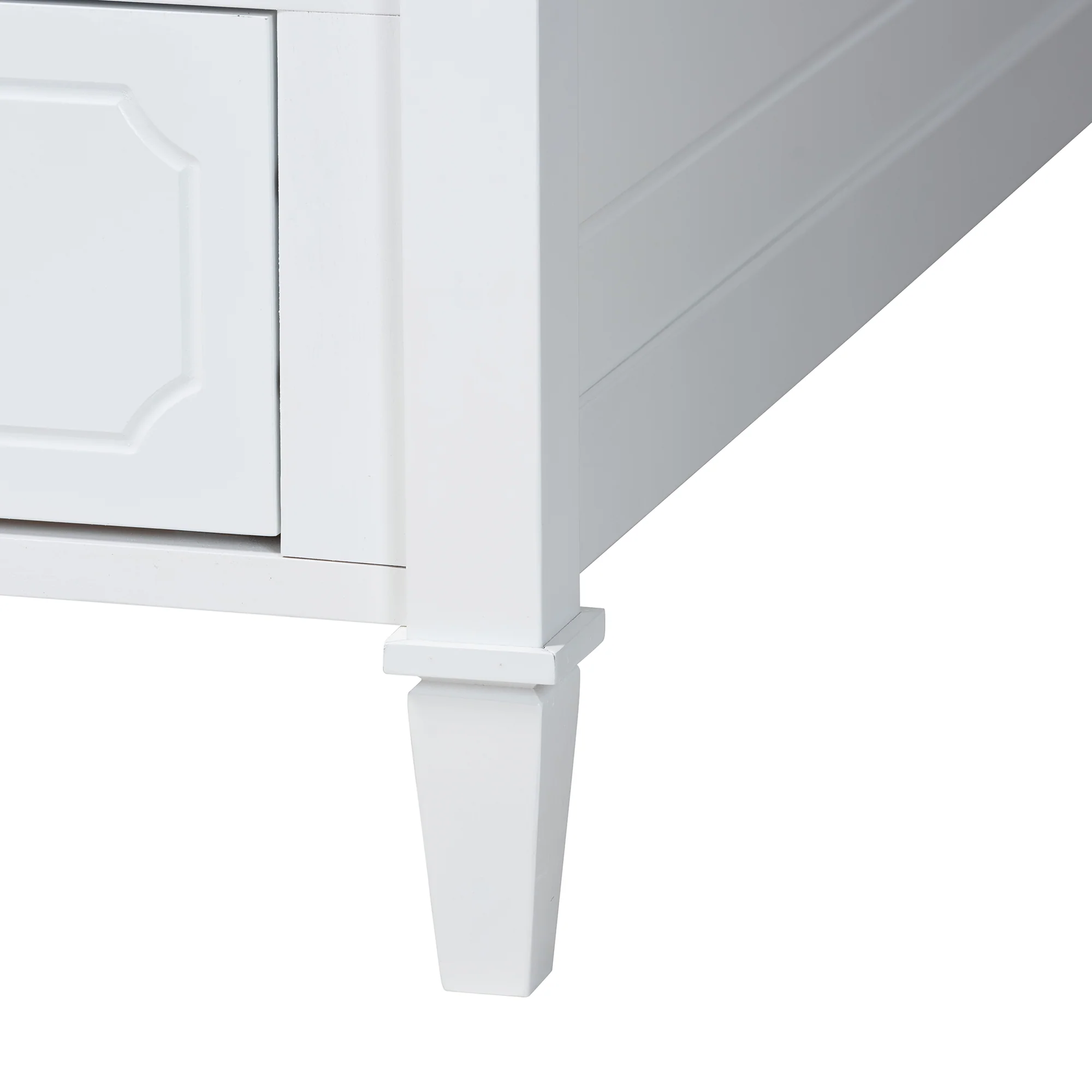 Baxton Studio Lowri Classic and Traditional White Finished Wood Twin Size 3-Drawer Daybed - Image 8
