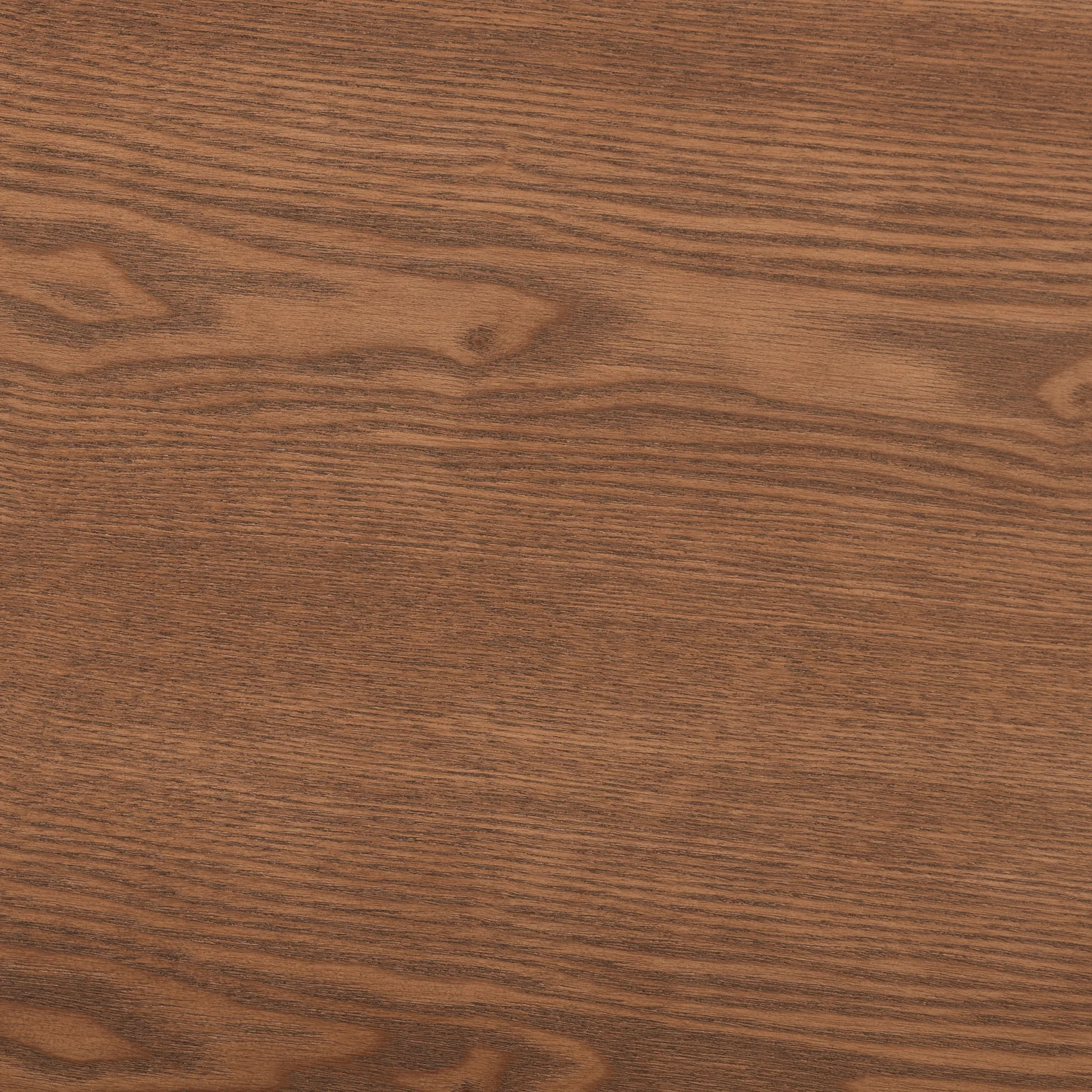 Baxton Studio Macayle Mid-Century Modern Ash Walnut Finished Wood Queen Size Platform Bed - Image 7