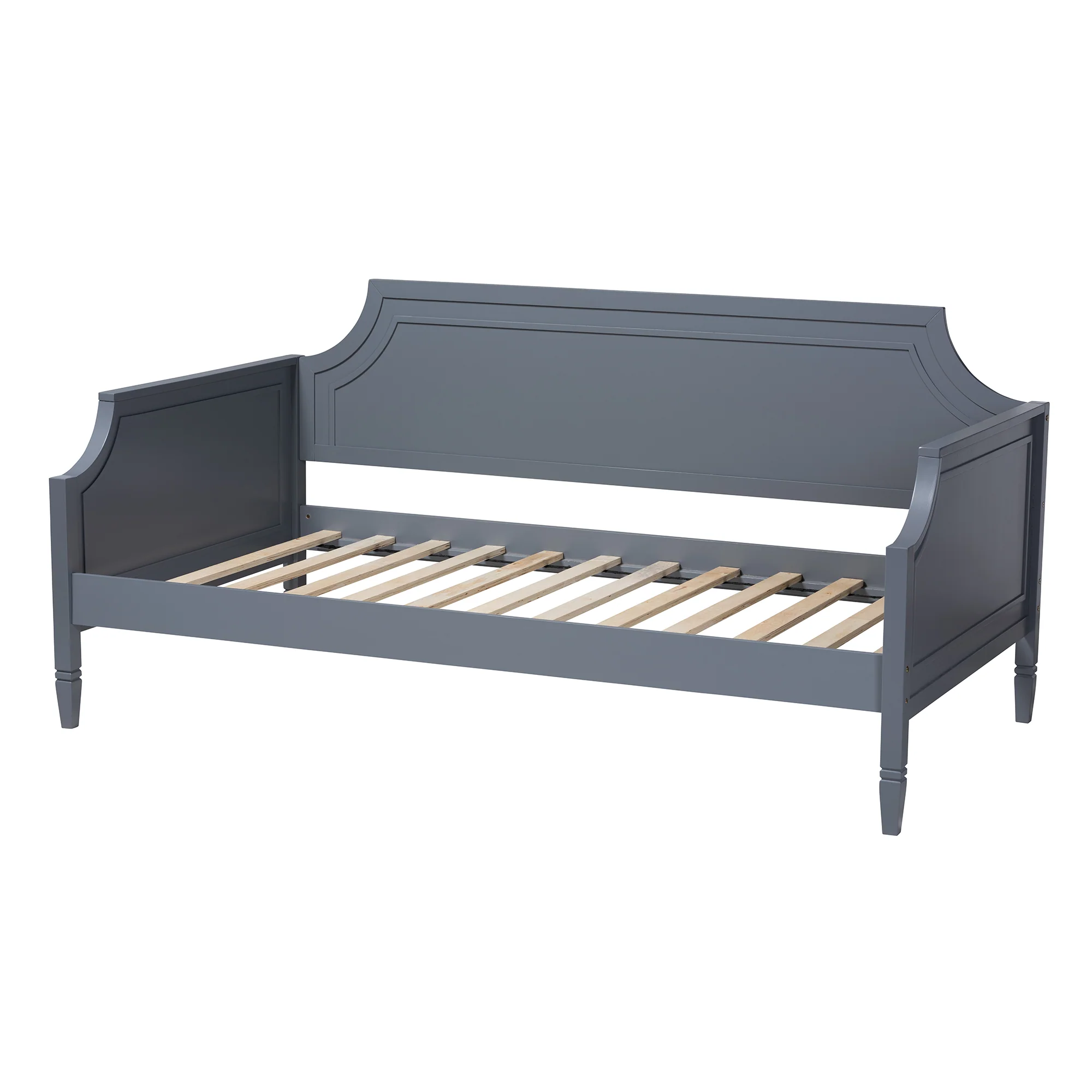 Baxton Studio Mariana Classic and Traditional Grey Finished Wood Full Size Daybed - Image 4
