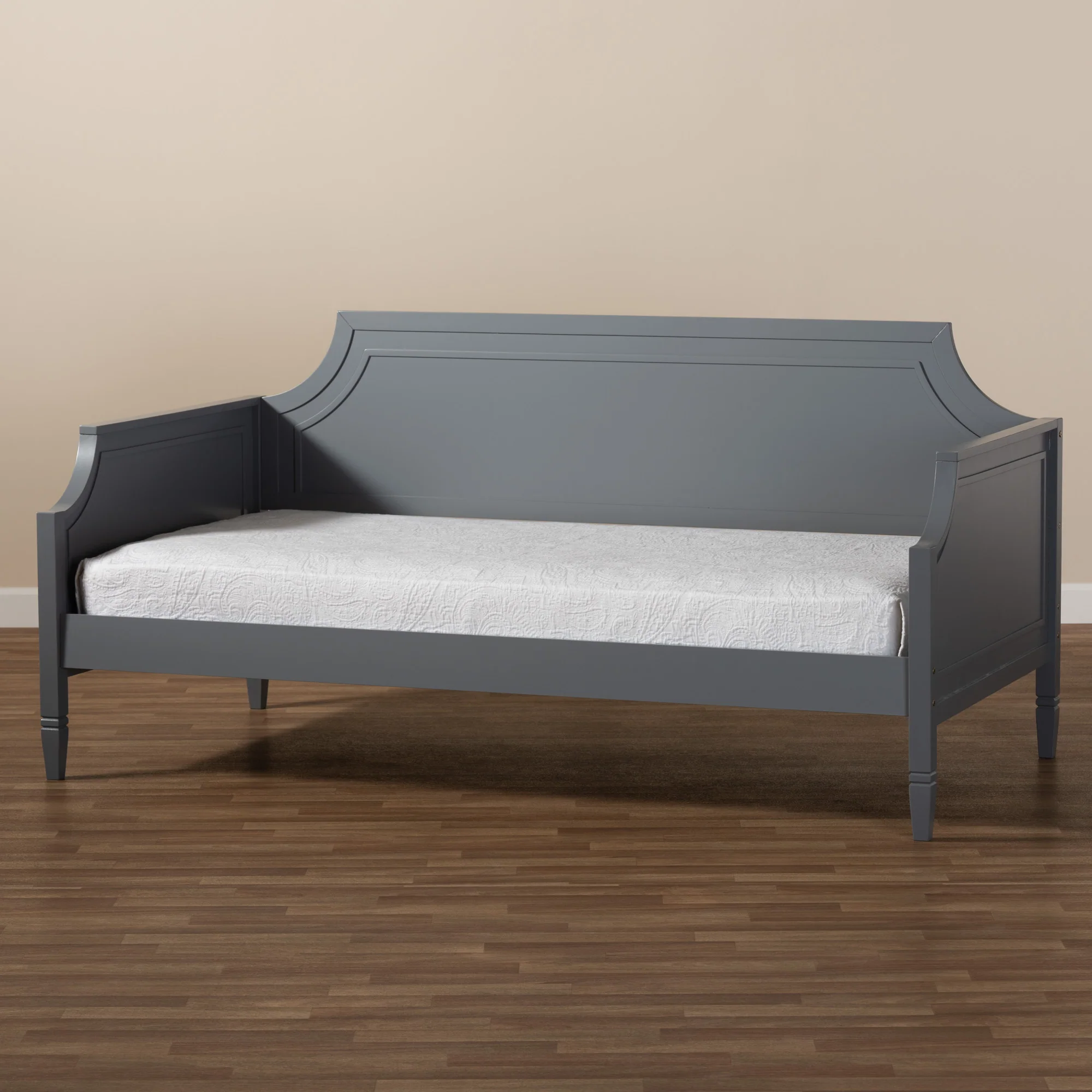 Baxton Studio Mariana Classic and Traditional Grey Finished Wood Full Size Daybed - Image 9