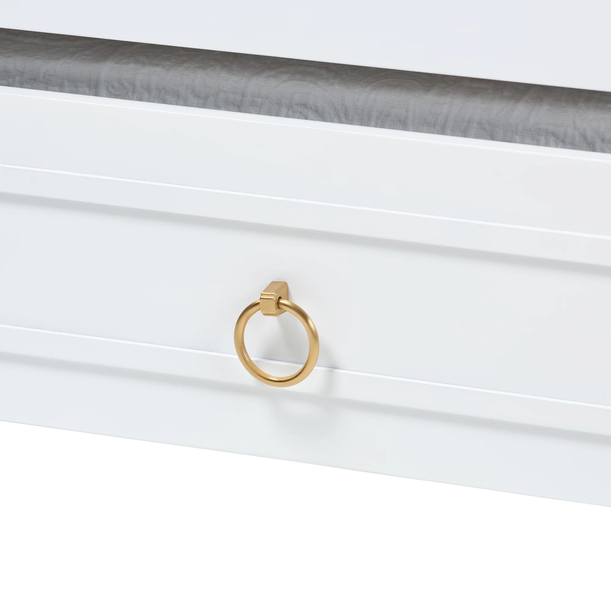 Baxton Studio Mariana Classic and Traditional White Finished Wood Full Size Daybed with Twin Size trundle - Image 8