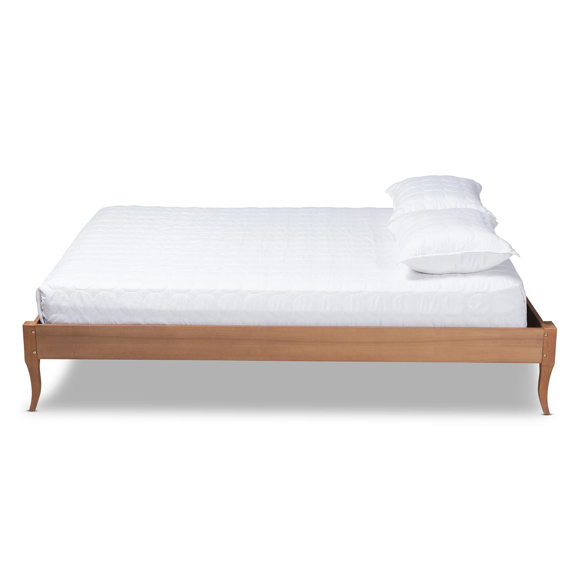 Baxton Studio Marieke Vintage French Inspired Ash Wanut Finished Queen Size Wood Bed Frame - Image 5