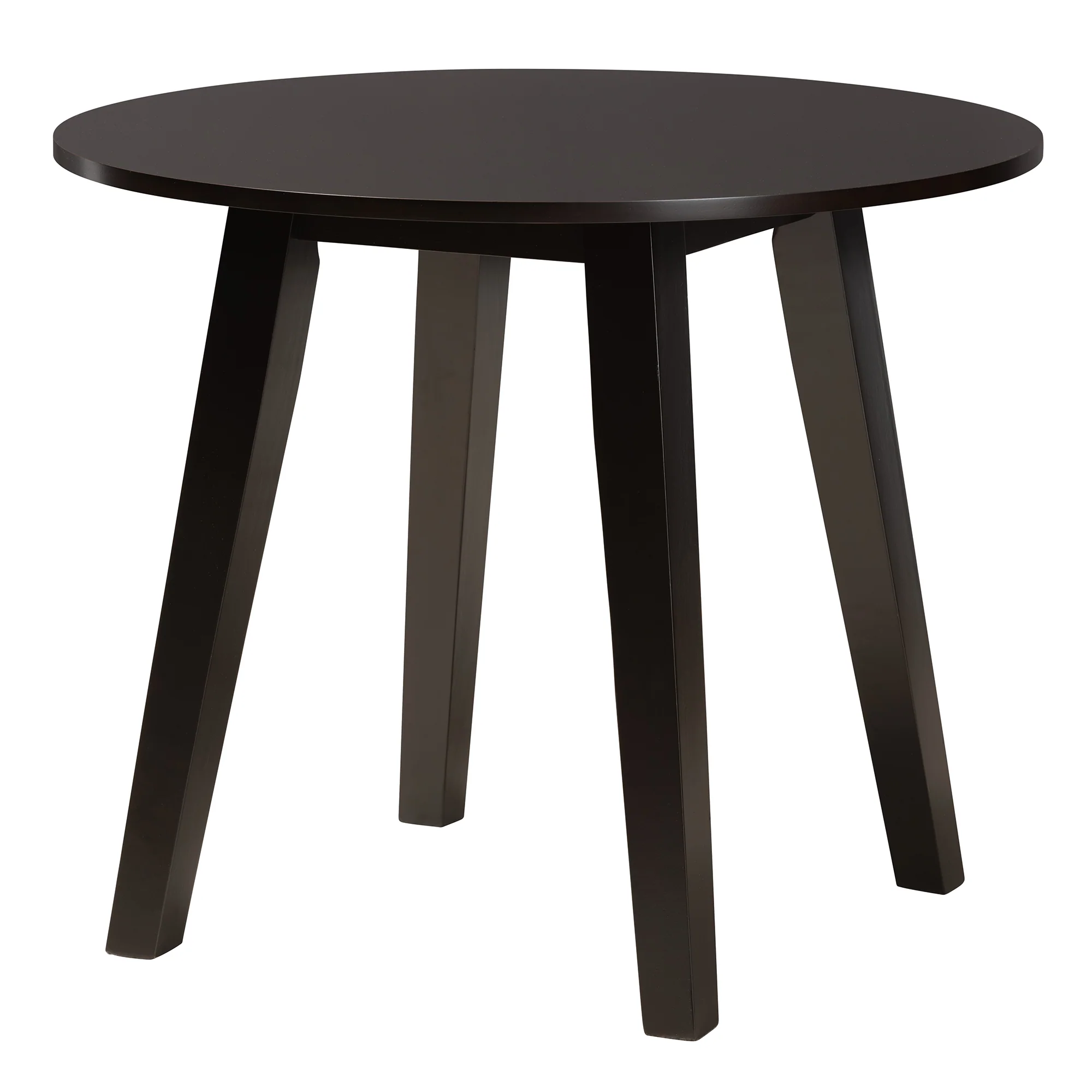 Baxton Studio Nina Modern Grey Fabric and Espresso Brown Finished Wood 5-Piece Dining Set - Image 6