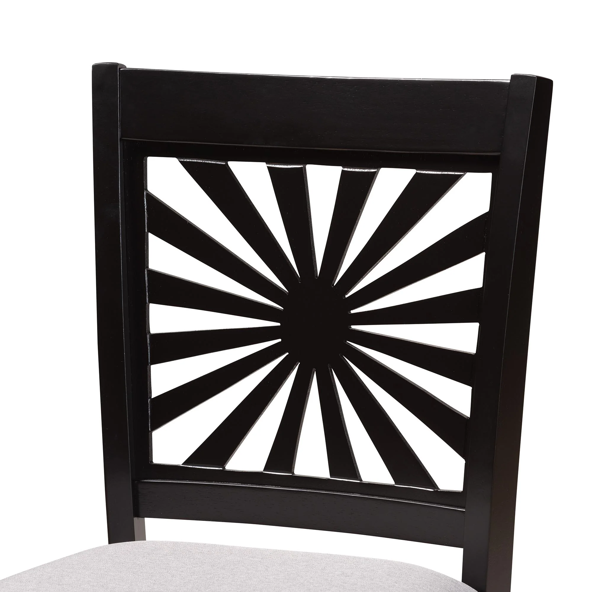 Baxton Studio Olympia Modern Beige Fabric and Espresso Brown Finished Wood 5-Piece Pub Set - Image 18