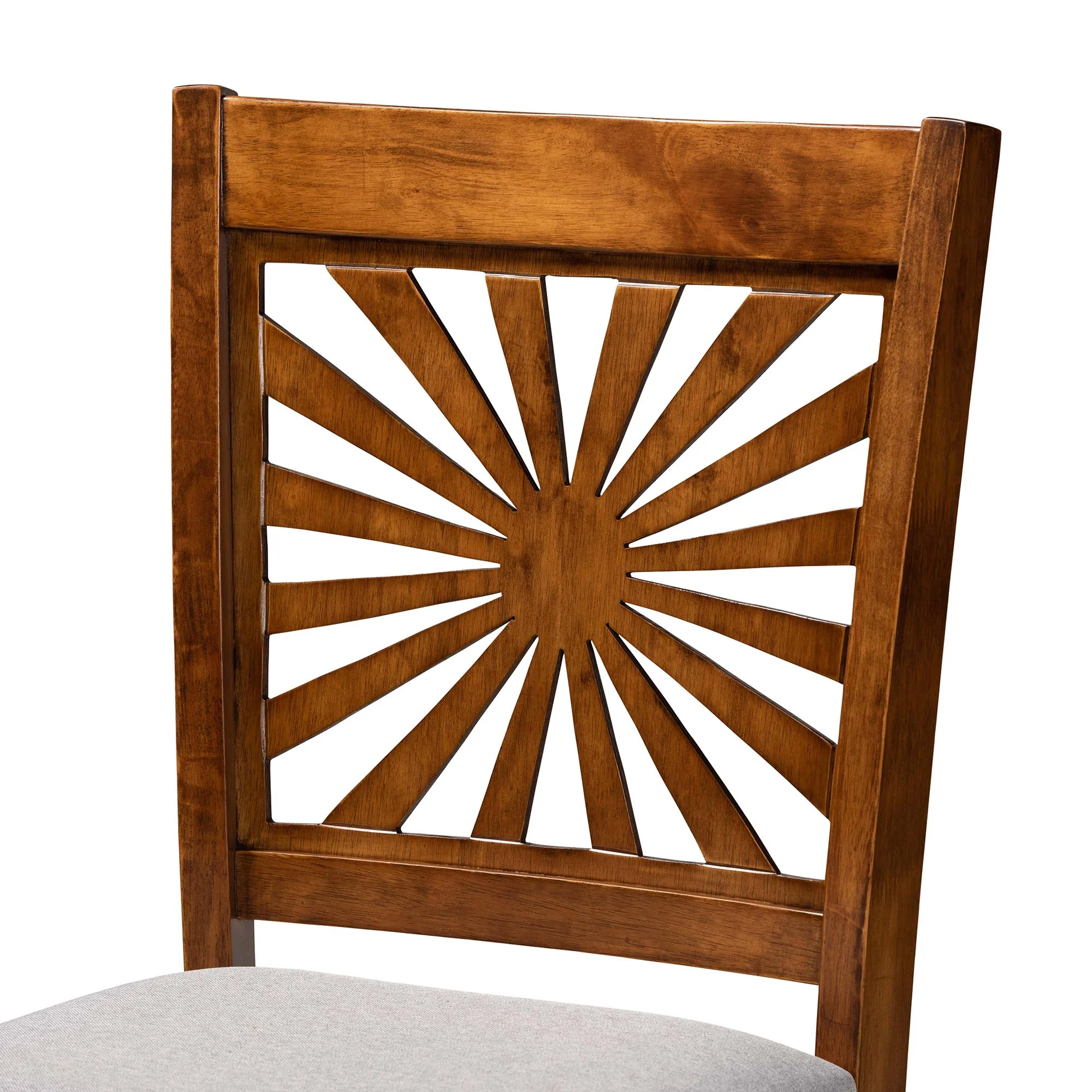Baxton Studio Olympia Modern Beige Fabric and Espresso Brown Finished Wood 5-Piece Pub Set - Image 28