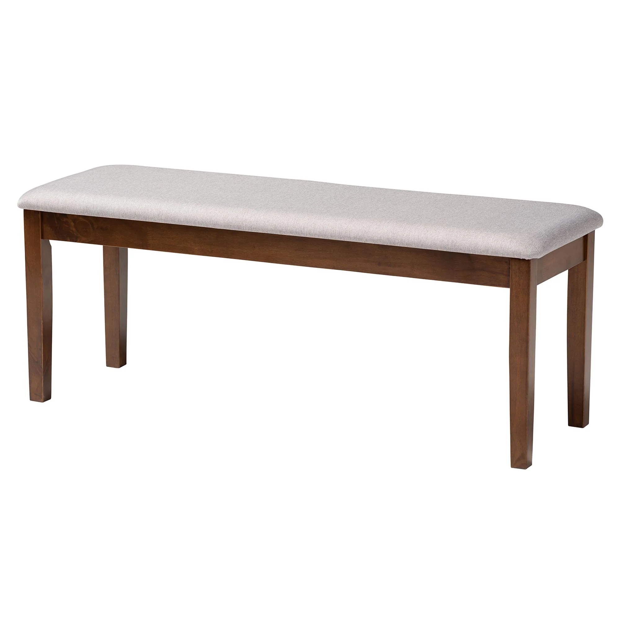 Baxton Studio Olympia Modern Beige Fabric and Espresso Brown Finished Wood 6-Piece Dining Set - Image 29