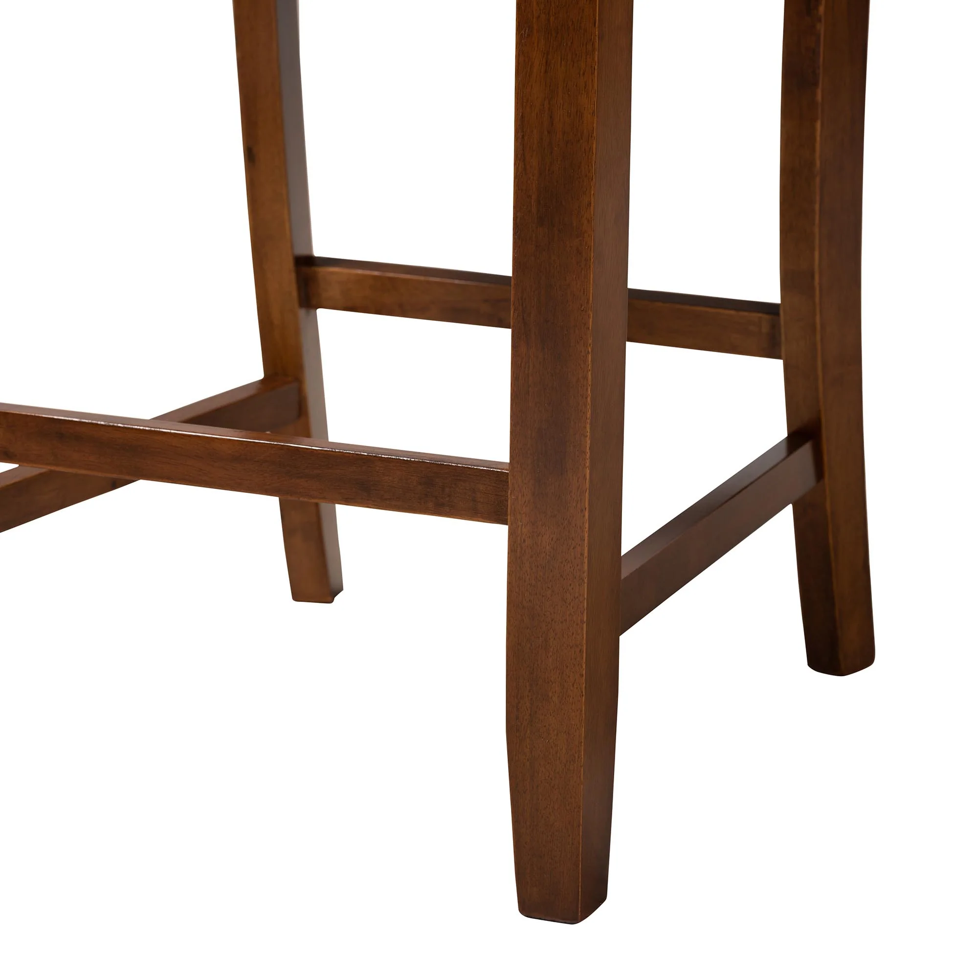 Baxton Studio Olympia Modern Beige Fabric and Espresso Brown Finished Wood Counter Stool - Image 24