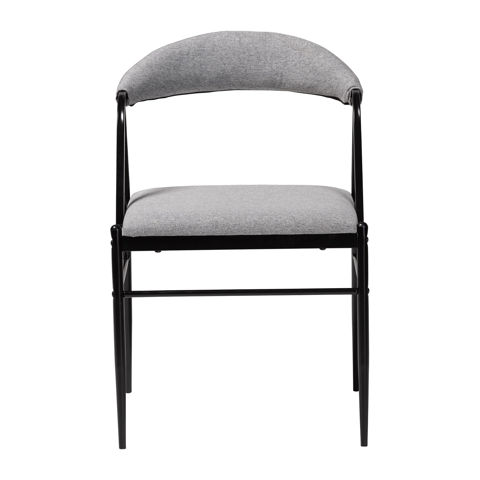 Baxton Studio Orrin Modern Industrial Beige Fabric and Metal Dining Chair - Image 18