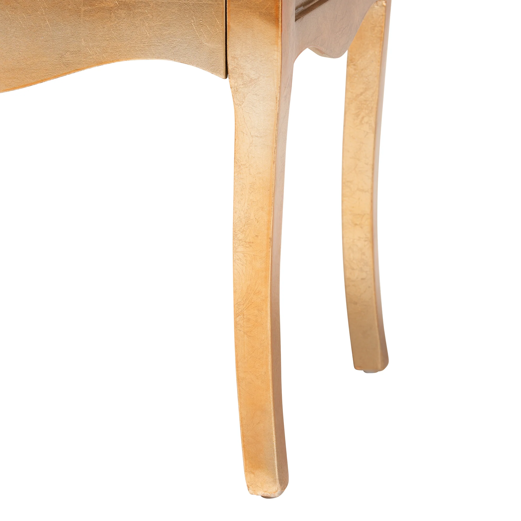 Baxton Studio Patrice Classic and Traditional Gold Finished Wood 2-Drawer End Table - Image 7