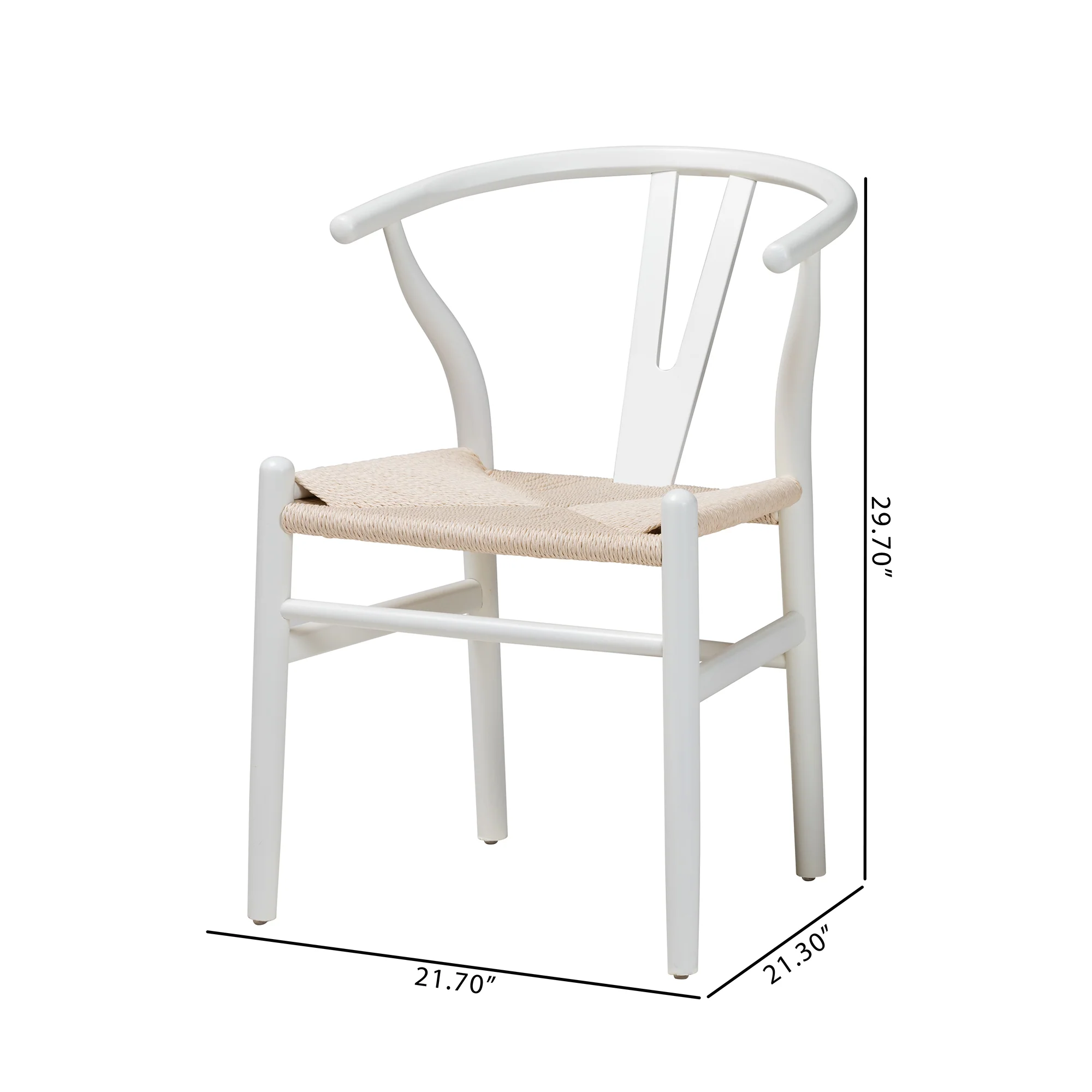 Baxton Studio Paxton Modern Black Finished Wood 2-Piece Dining Chair Set - Image 17