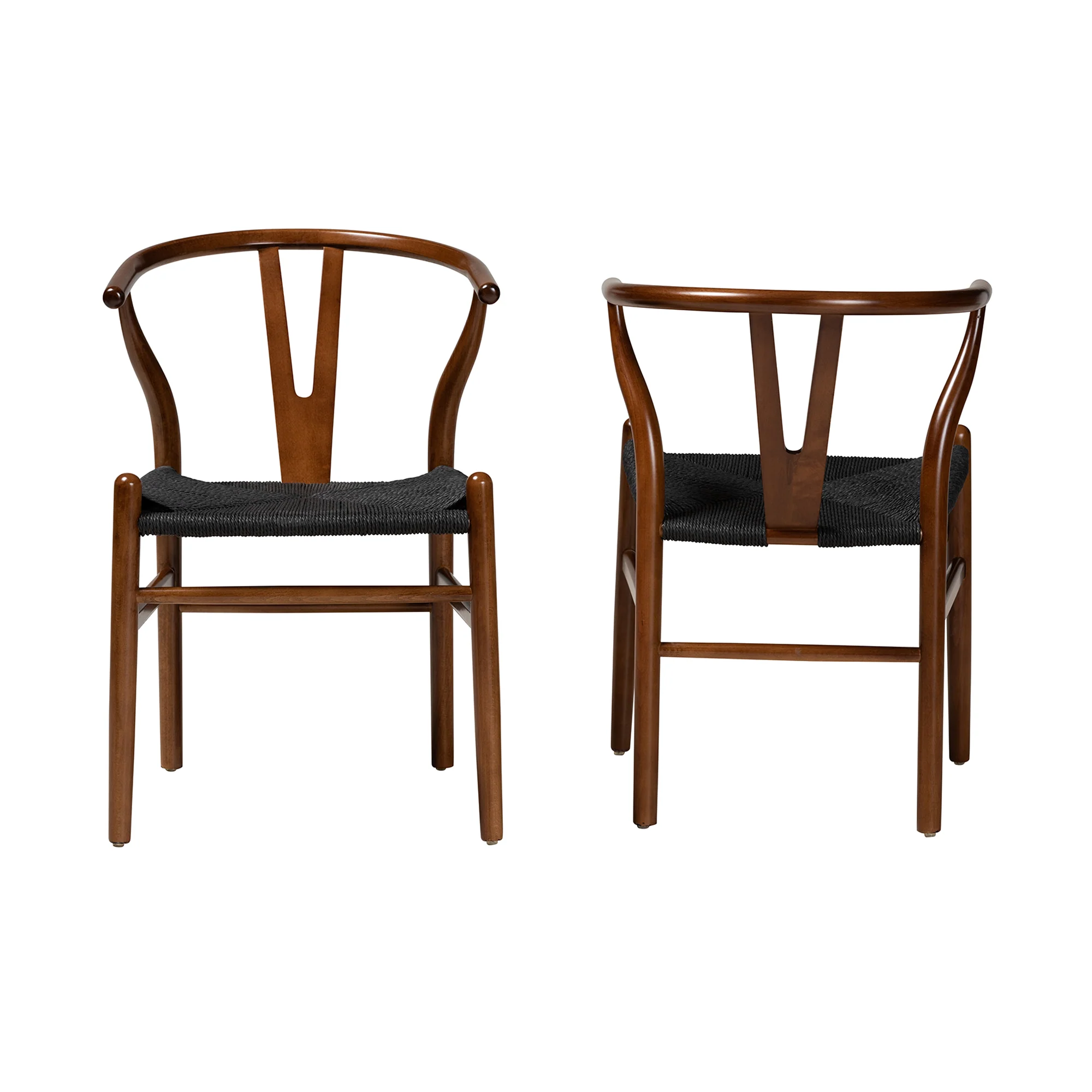 Baxton Studio Paxton Modern Black Finished Wood 2-Piece Dining Chair Set - Image 21