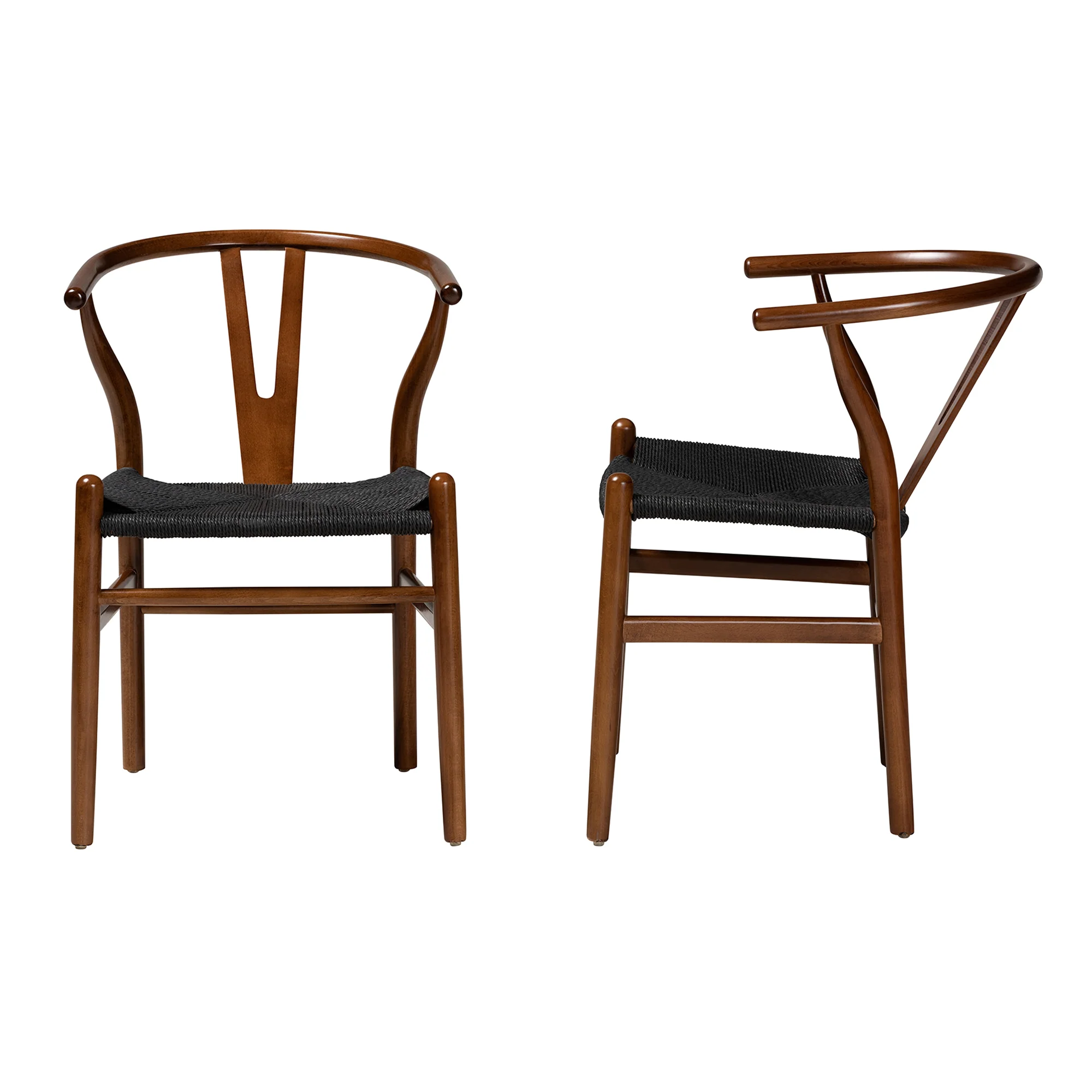 Baxton Studio Paxton Modern Black Finished Wood 2-Piece Dining Chair Set - Image 22