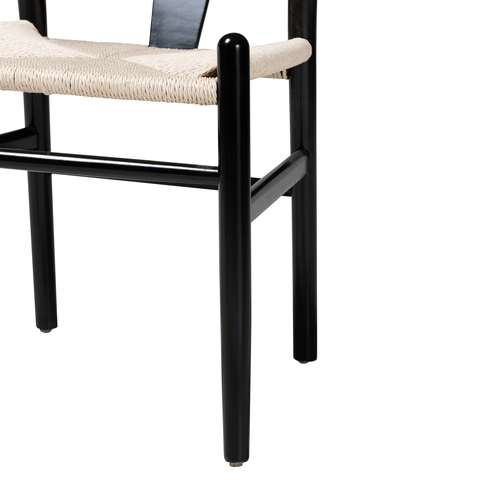 Baxton Studio Paxton Modern Black Finished Wood 2-Piece Dining Chair Set - Image 6